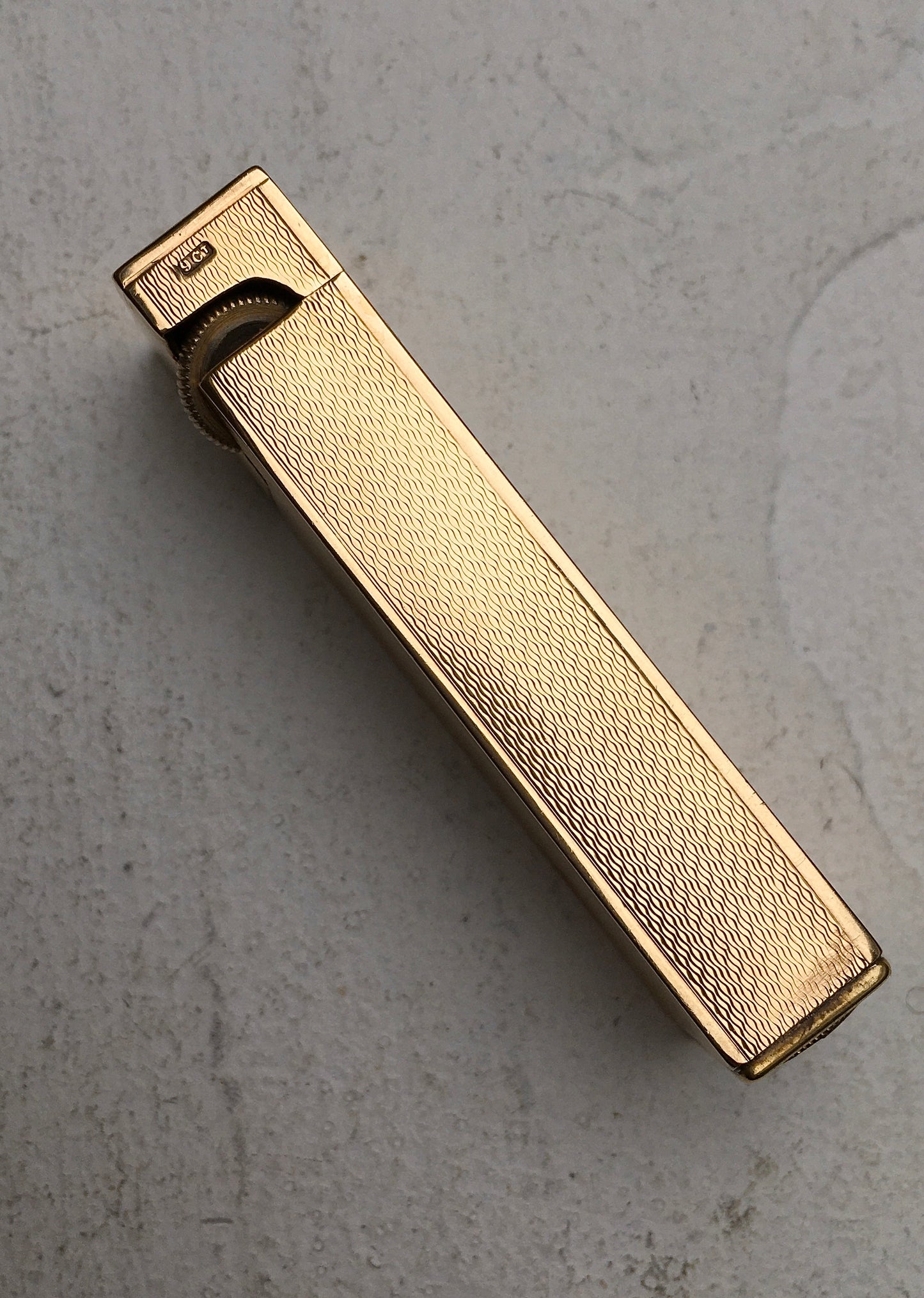 Vintage 1930s 9ct Gold Longfellow Lighter