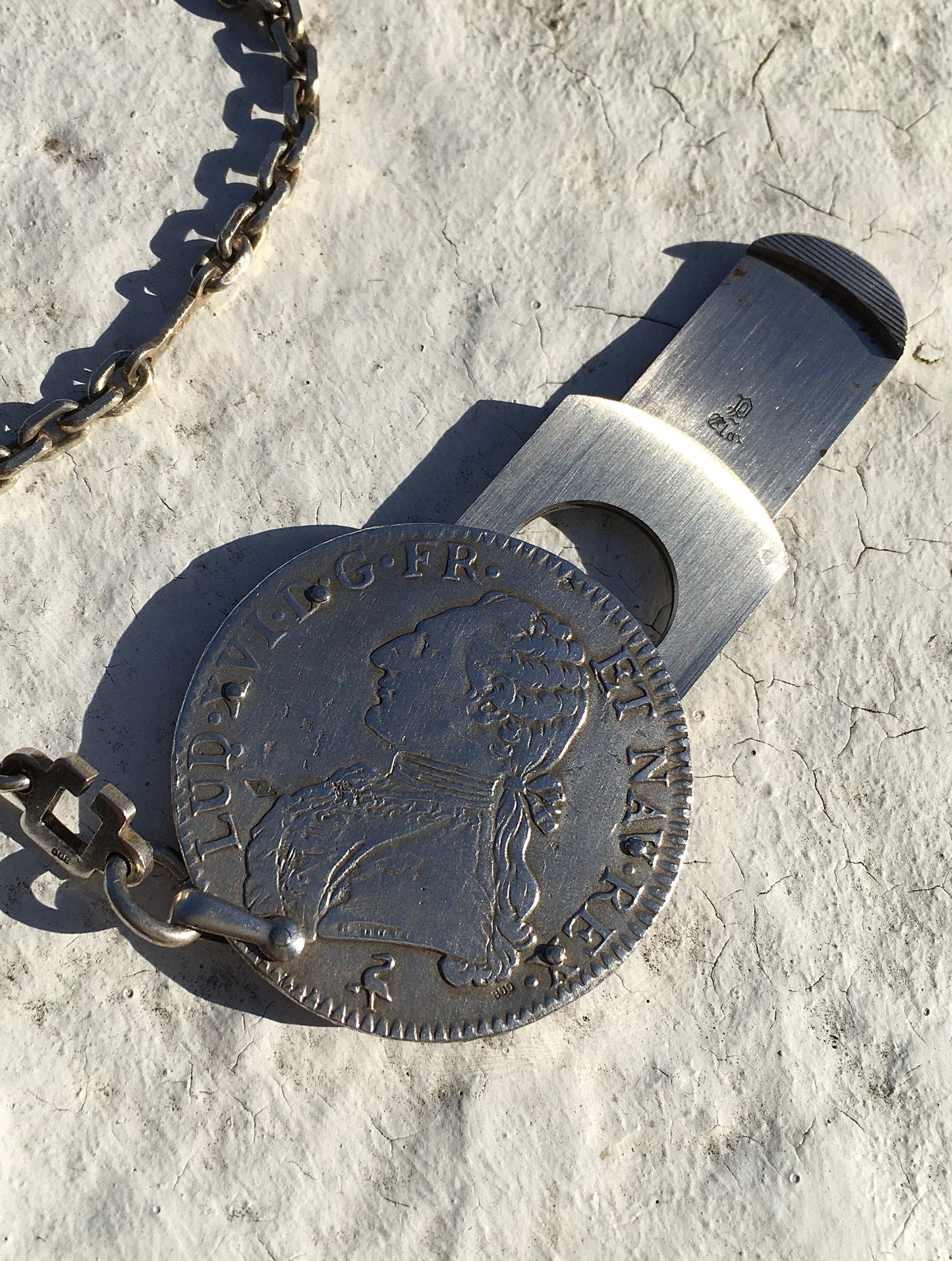 Silver Eloi Pernet Écu Cigar Cutter