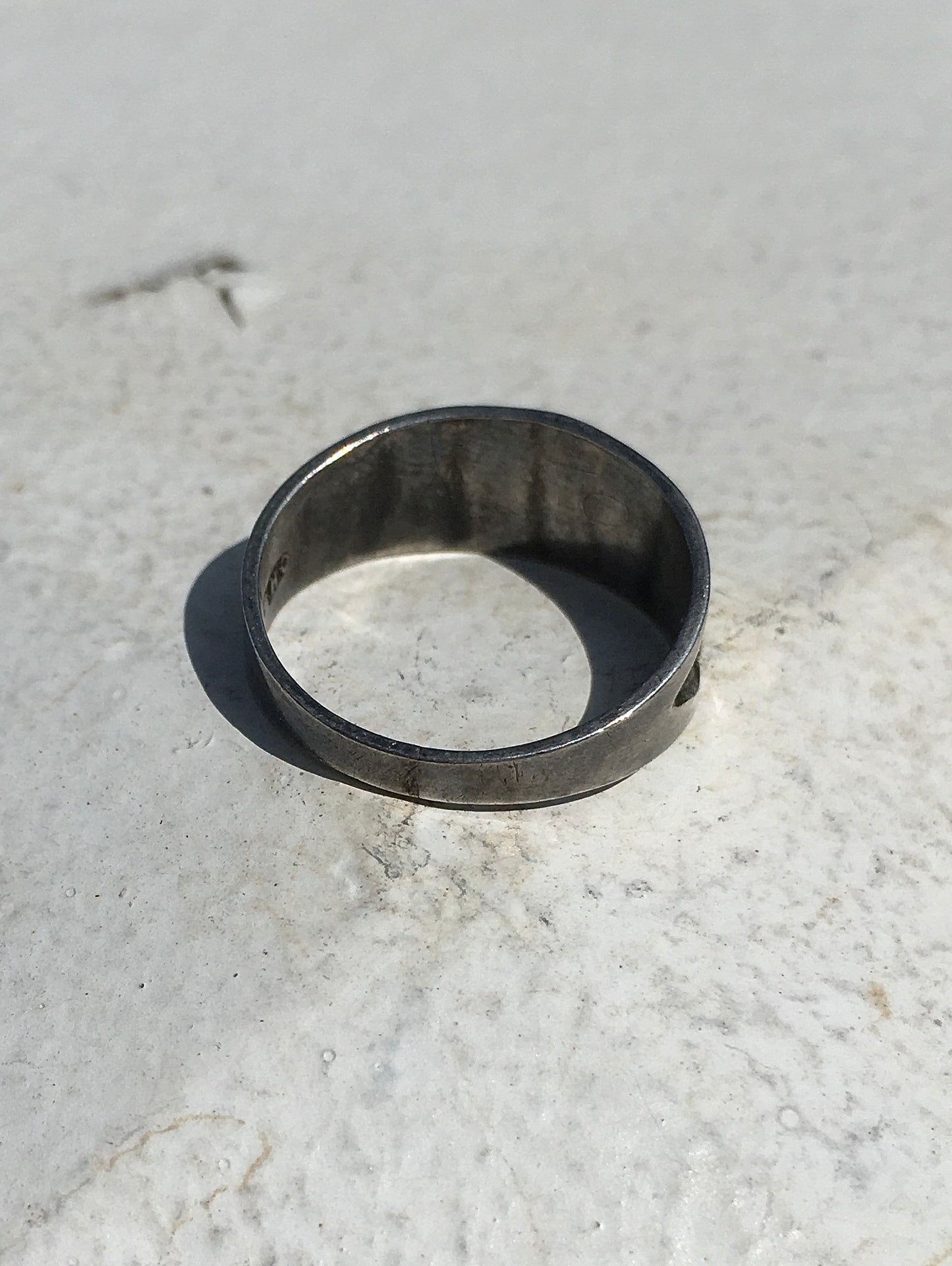 Antique Victorian Sterling Silver Mizpah Ring