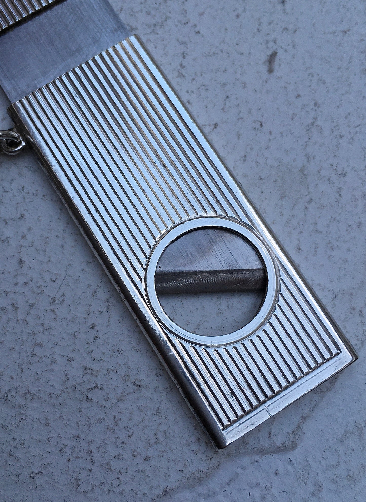 Vintage Sterling Silver Cigar Cutter