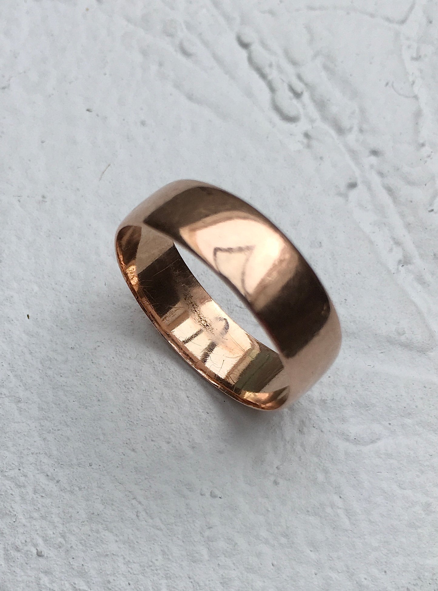 Antique Edwardian Rose Gold Band