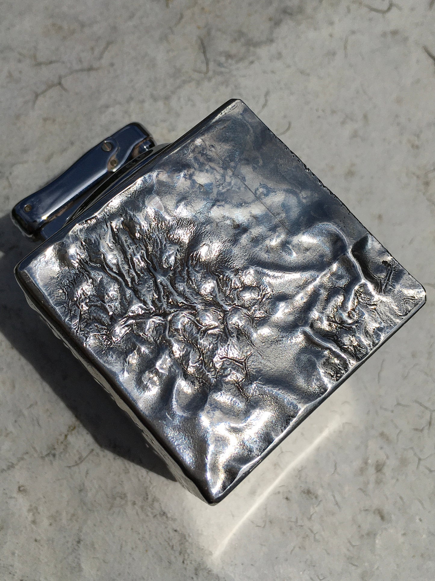 Vintage 1960s Sterling Silver Table Lighter