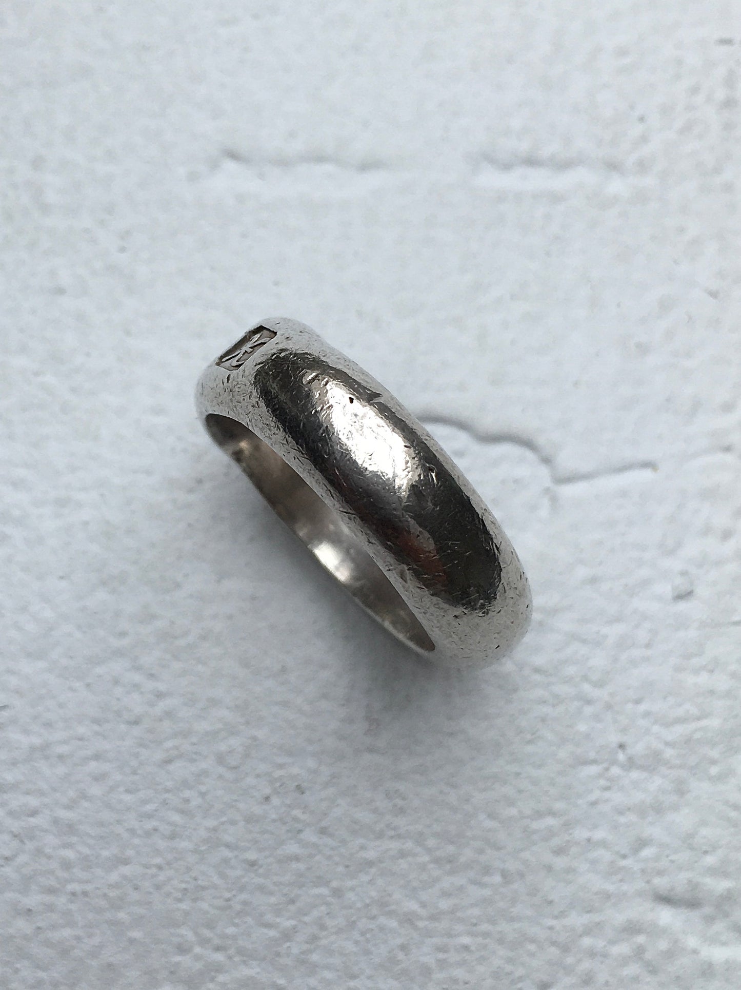 1990s Sterling Silver Hallmark Ring