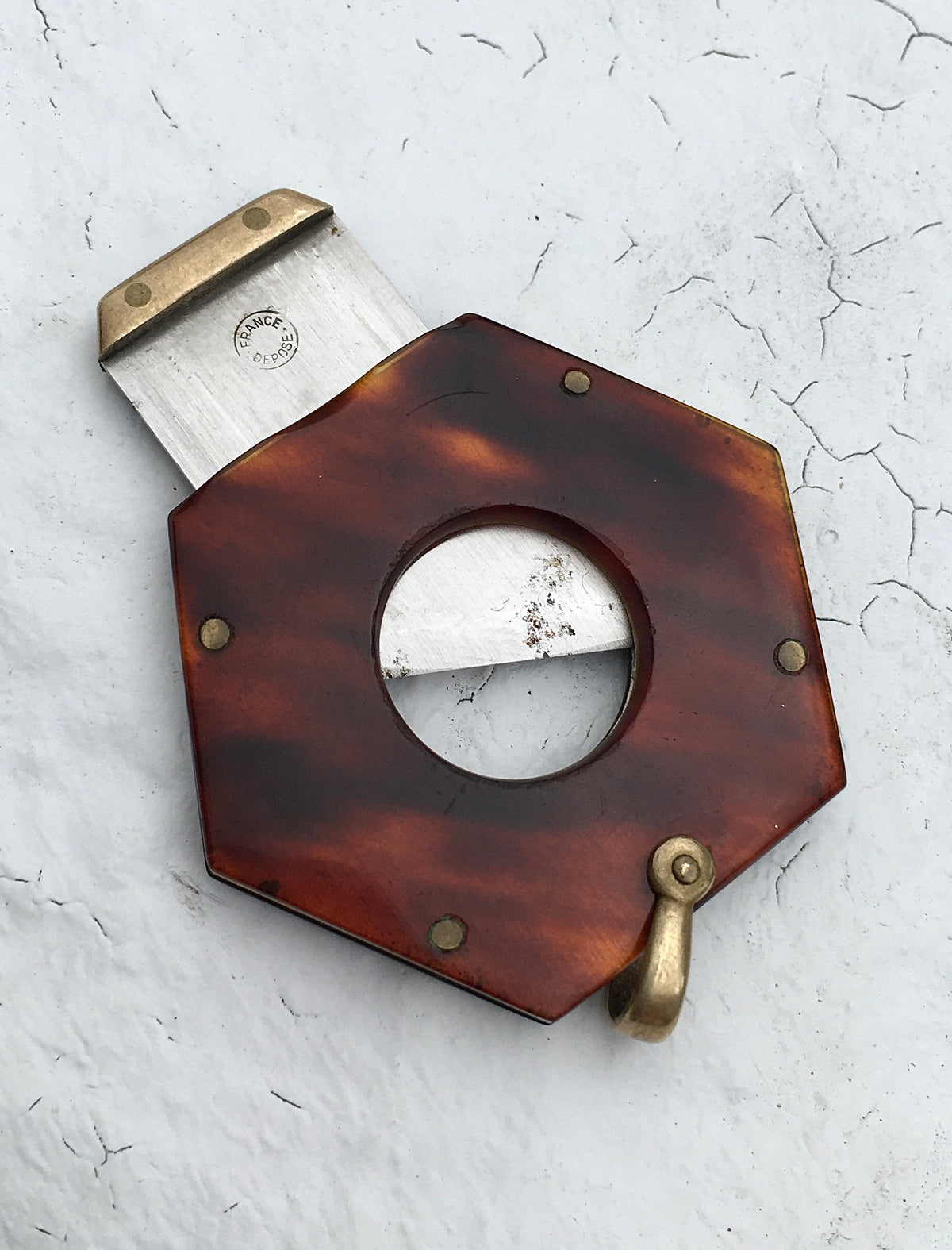 Vintage 1950s Tortoise Shell Dunhill Cigar Cutter