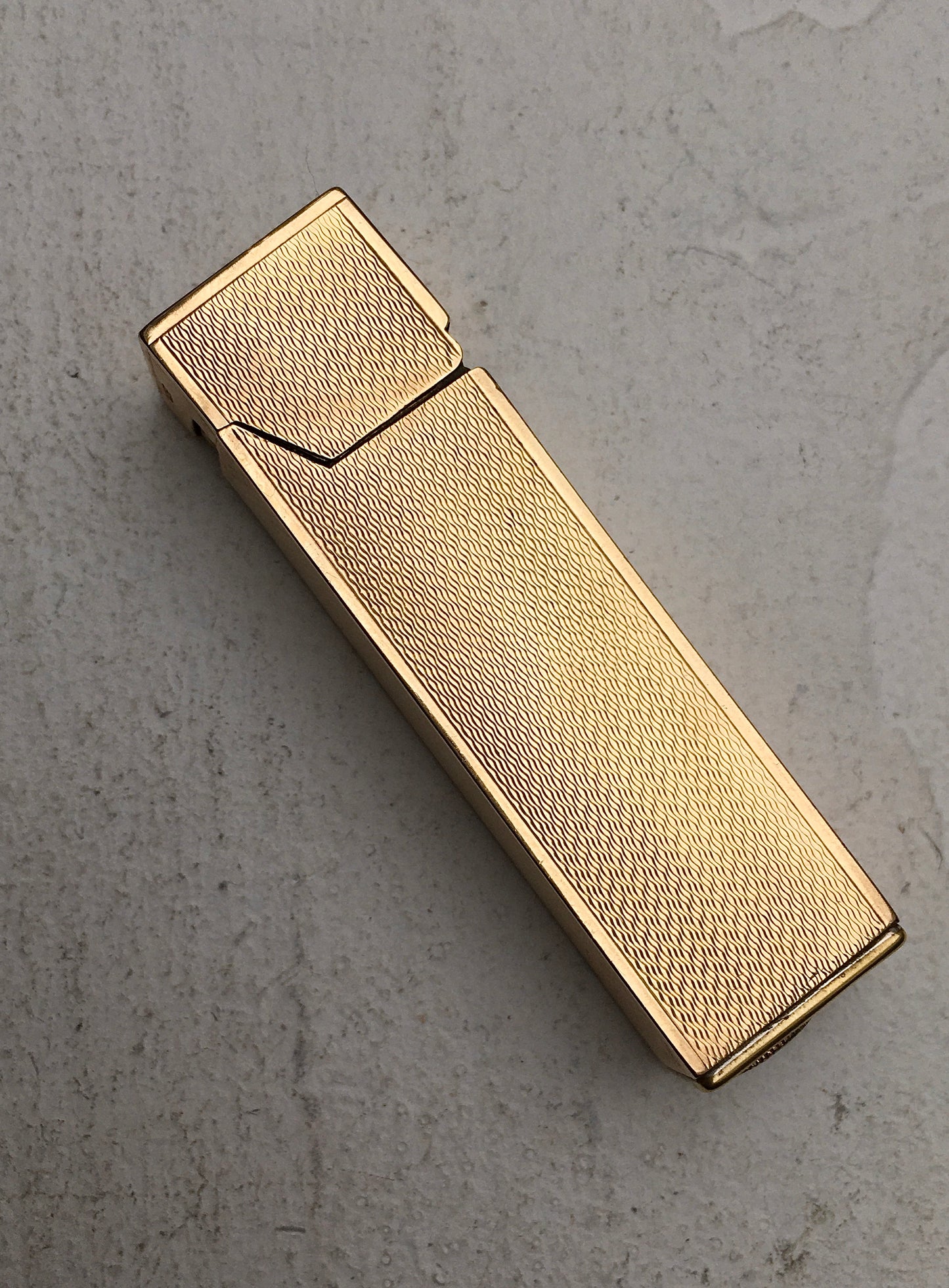 Vintage 1930s 9ct Gold Longfellow Lighter