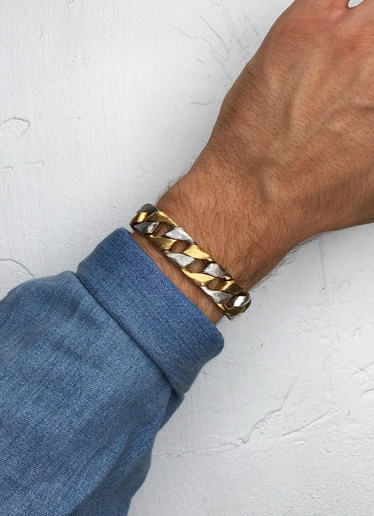 18k Bicolour Bucherer Curb Link
