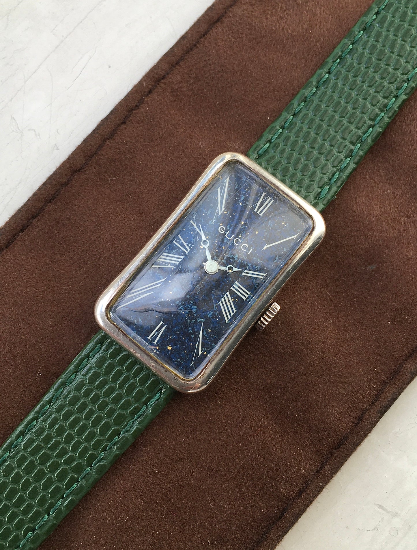 Vintage 1980s Silver Gucci