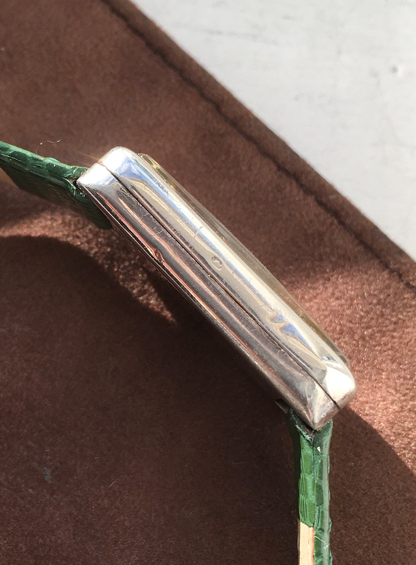 Vintage 1980s Silver Gucci