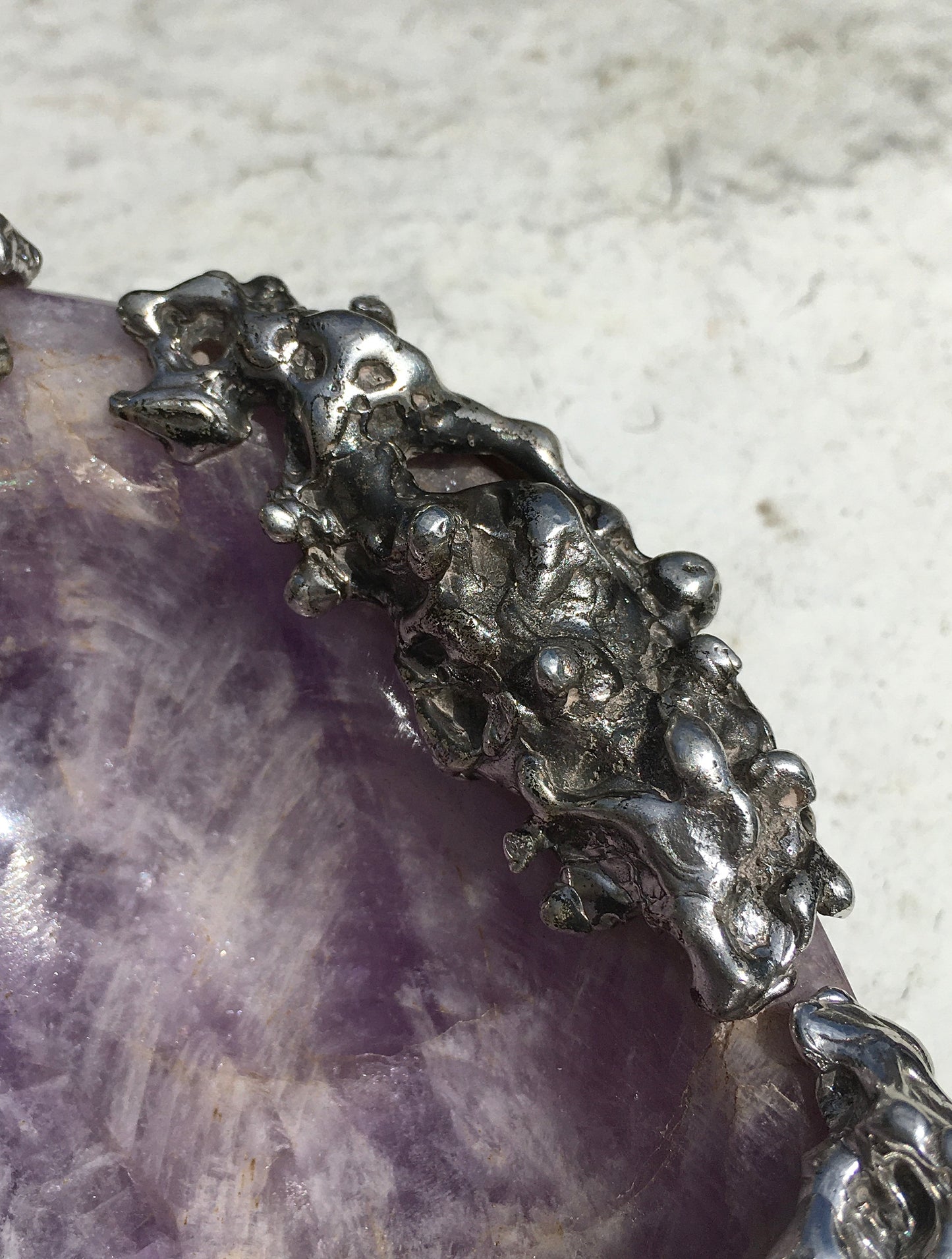 Vintage Amethyst Cigar Ashtray