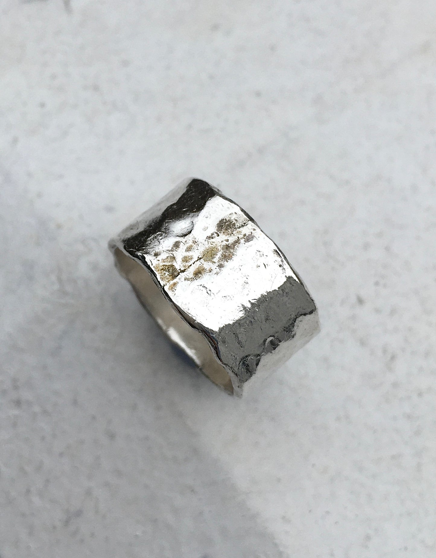 Silver & Gold Opal Ring