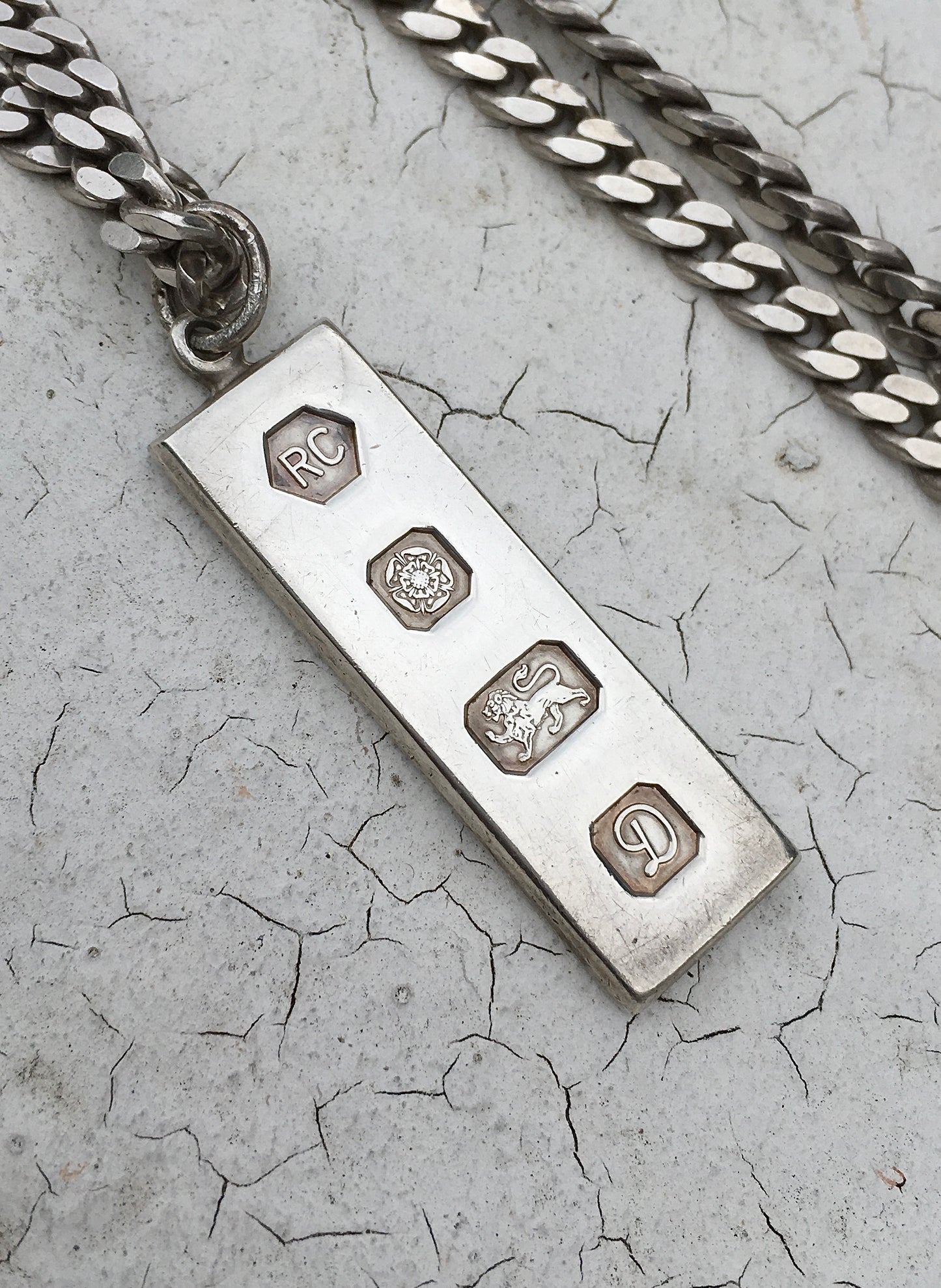 Vintage 1970s Sterling Silver Ingot