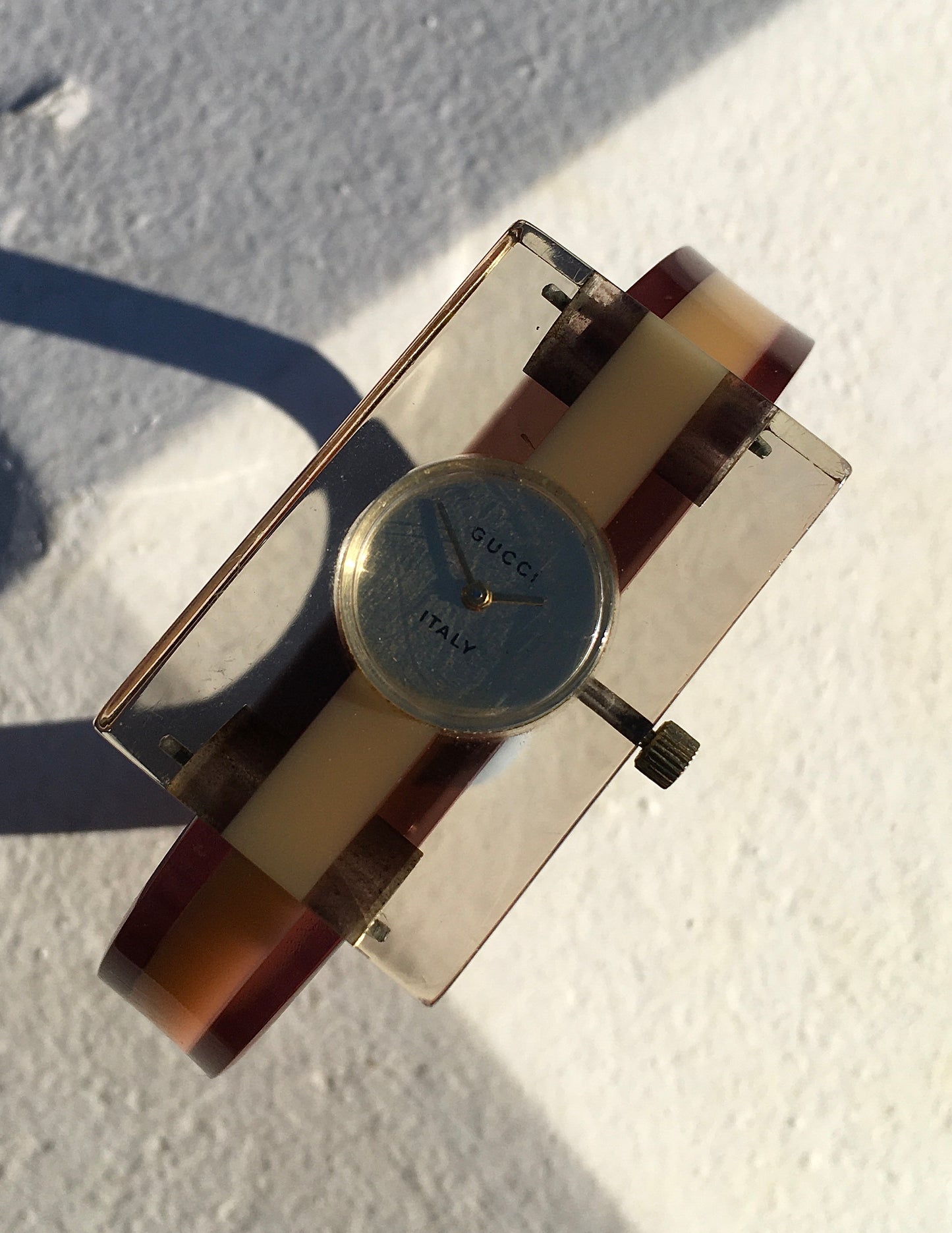 Vintage 1970s Lucite Gucci