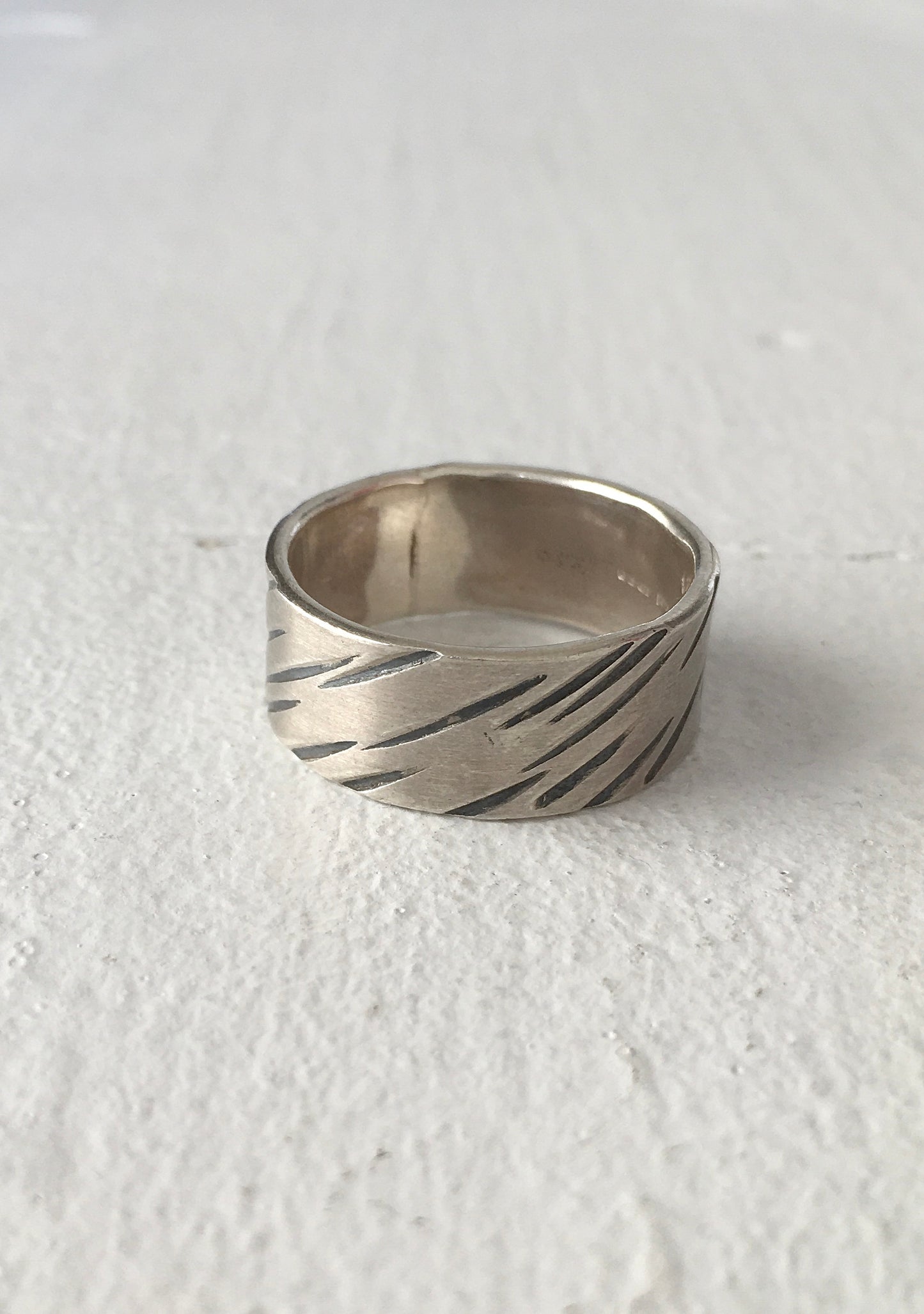 Sterling Silver Zebra Ring