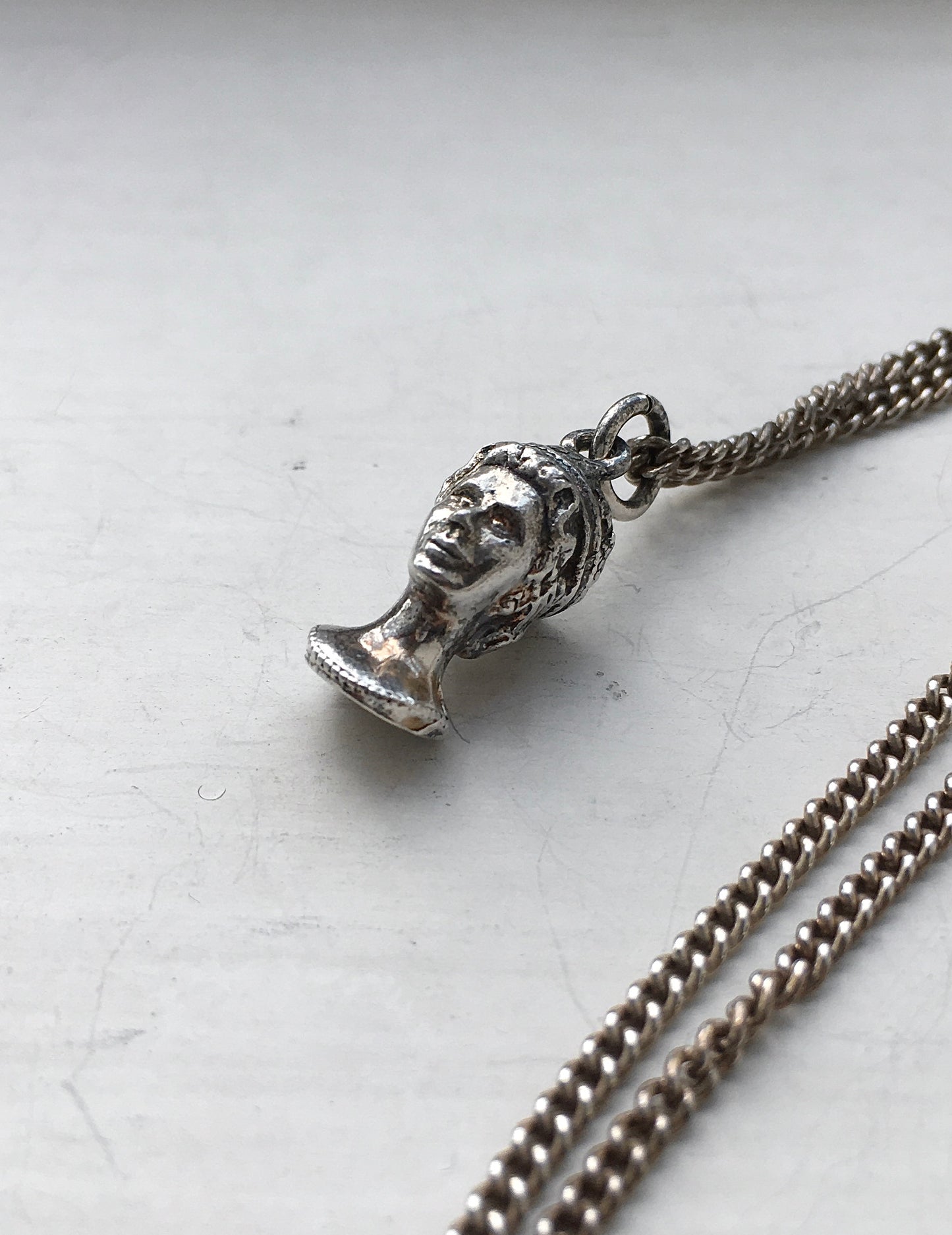 1970s Sterling Silver Jubilee Necklace