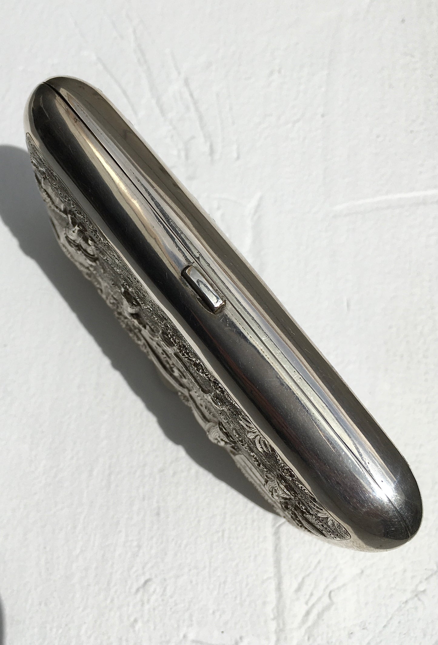 Antique Silver Cigar Case
