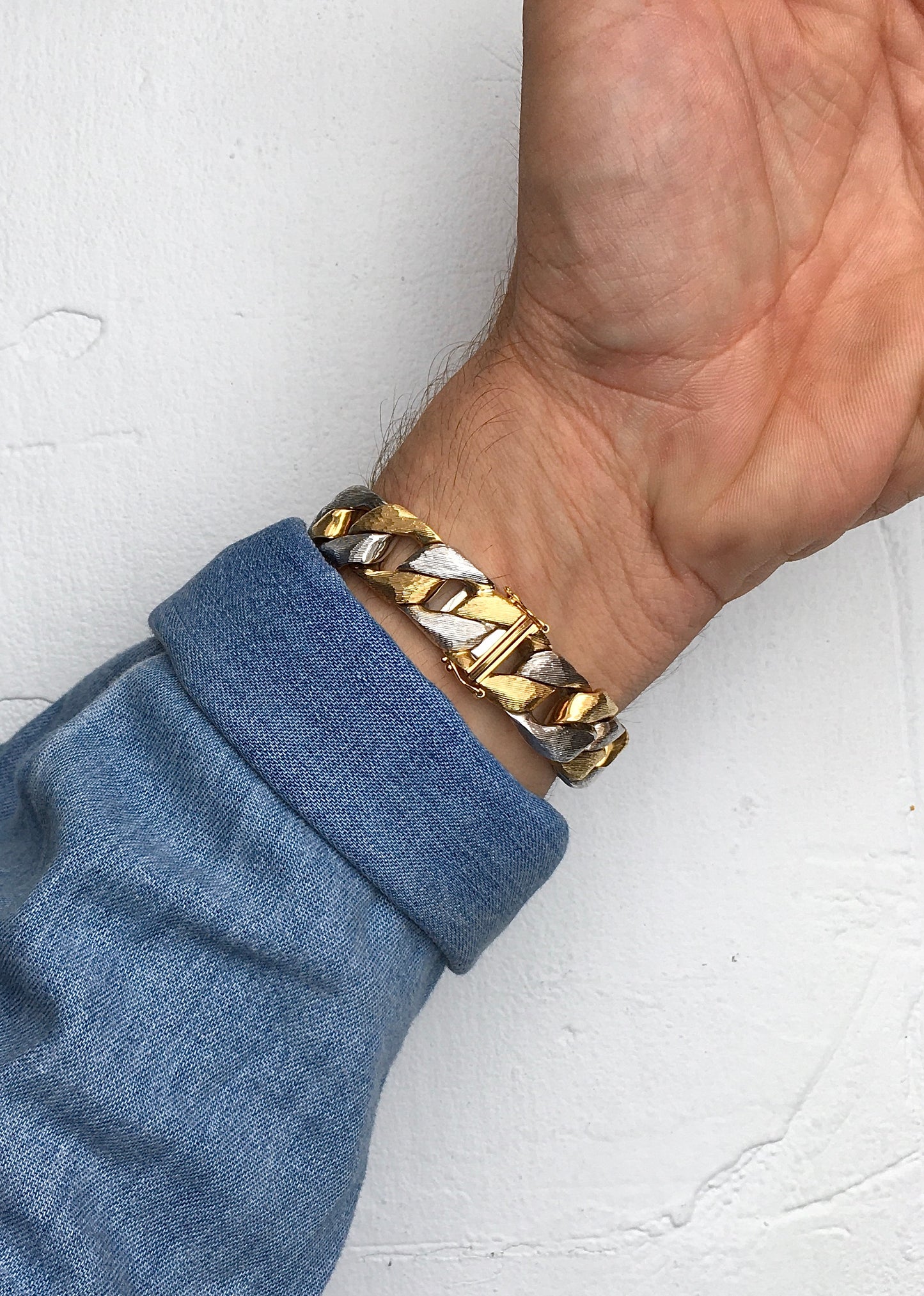18k Bicolour Bucherer Curb Link