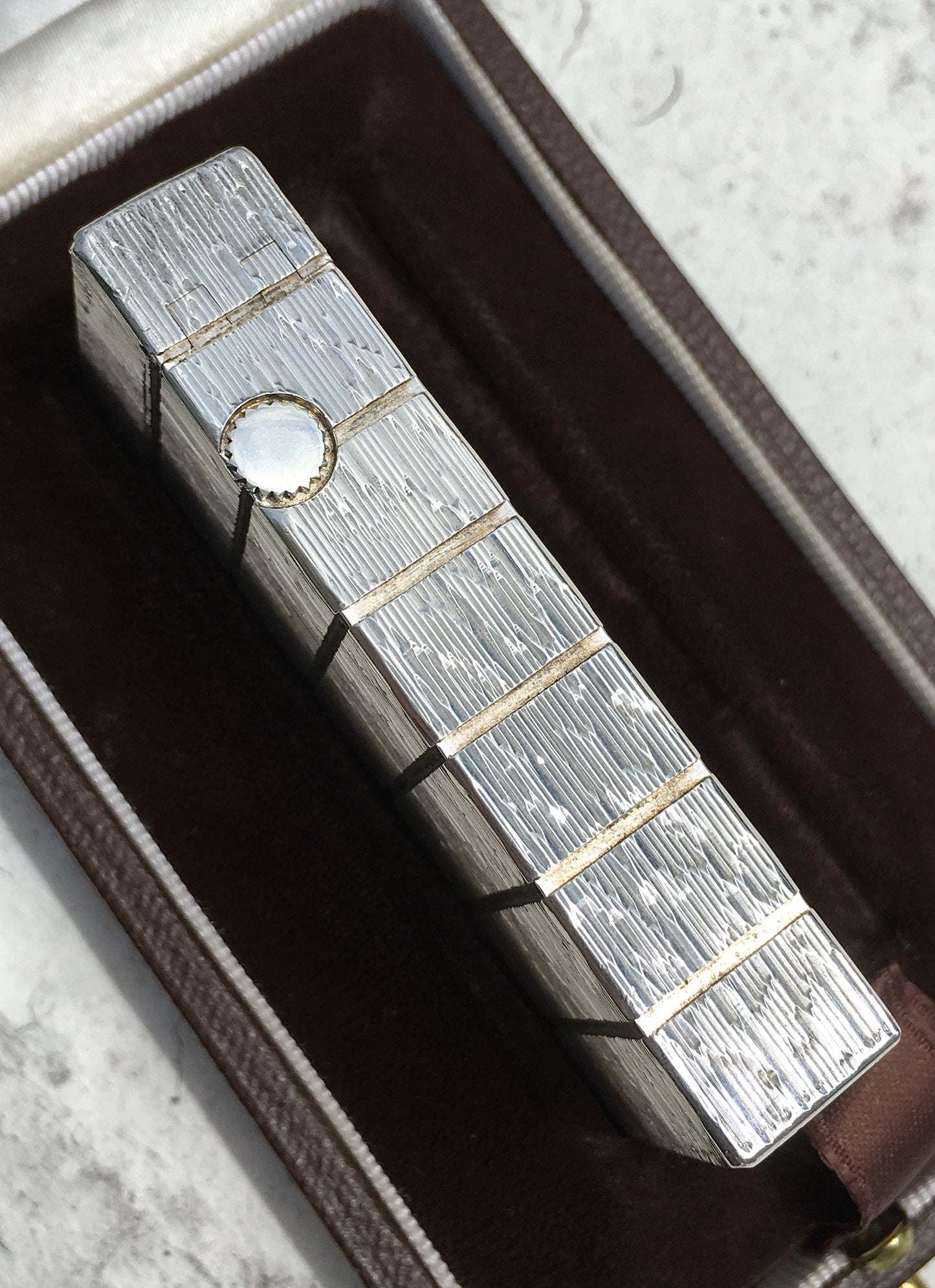 Vintage 1970s Sterling Silver Dunhill Rollagas