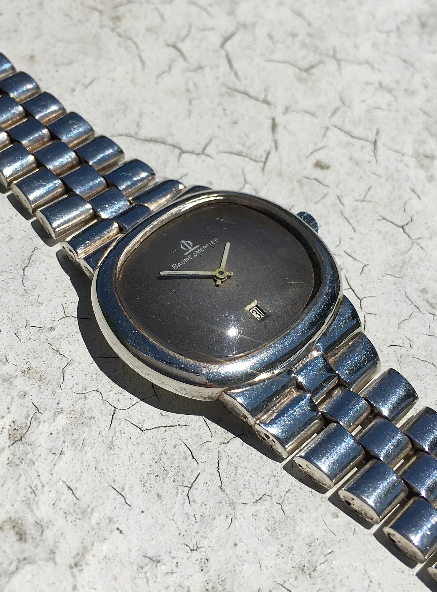 Vintage Silver Baume & Mercier