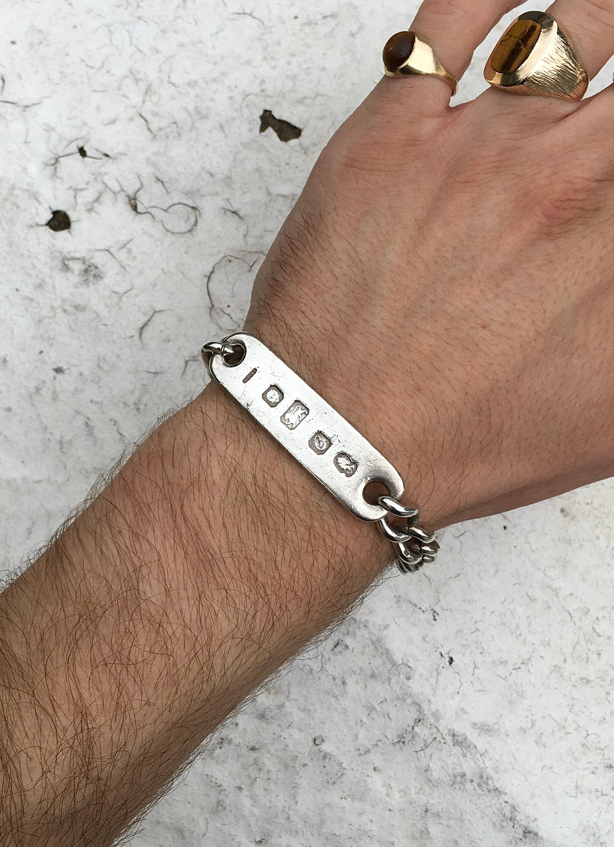 Vintage 1970s Identity Curb Link