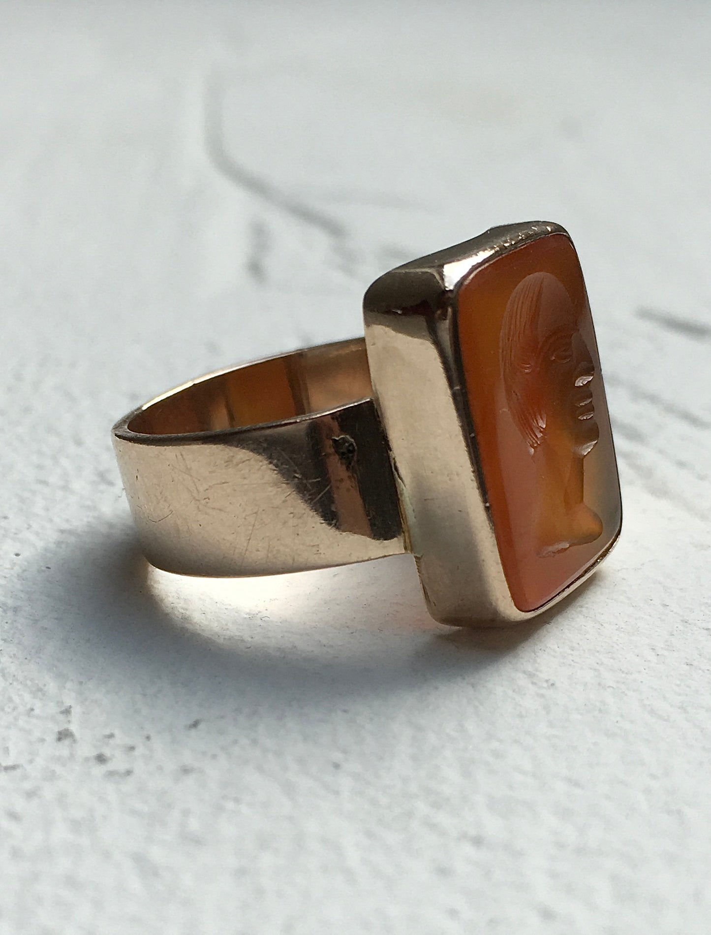 Vintage 9ct Gold Intaglio