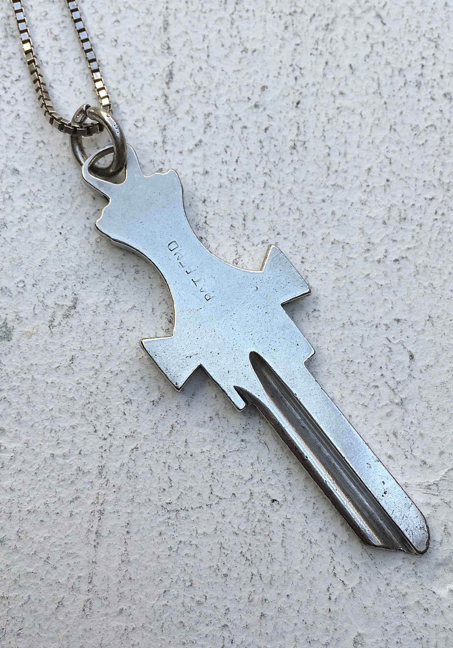 Sterling Silver Key Pendant