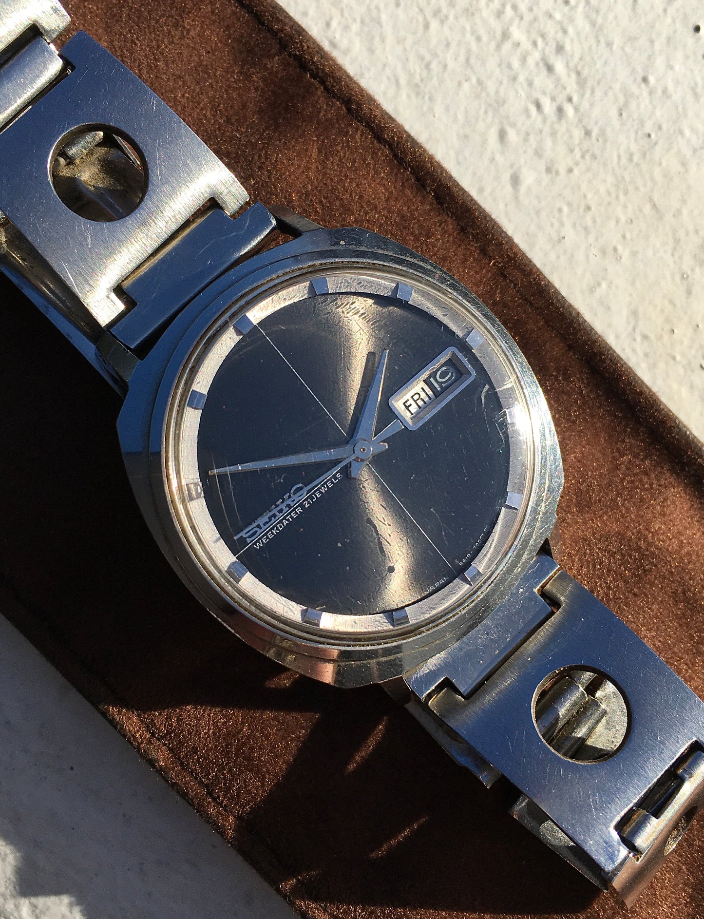 Vintage 1970s Seiko 5 Automatic Sportswatch