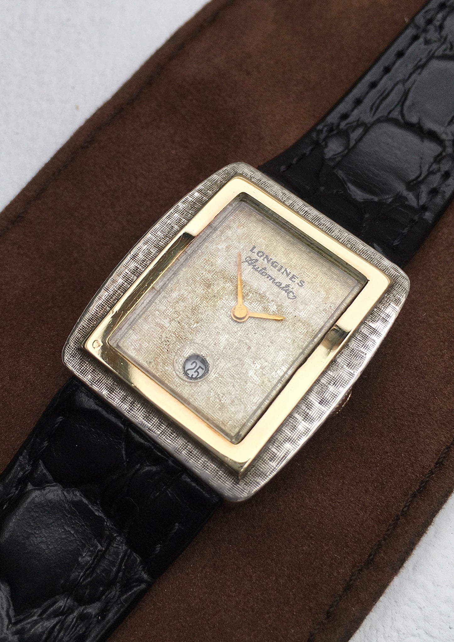 Vintage 1960s Sterling Silver & 14k Gold Longines
