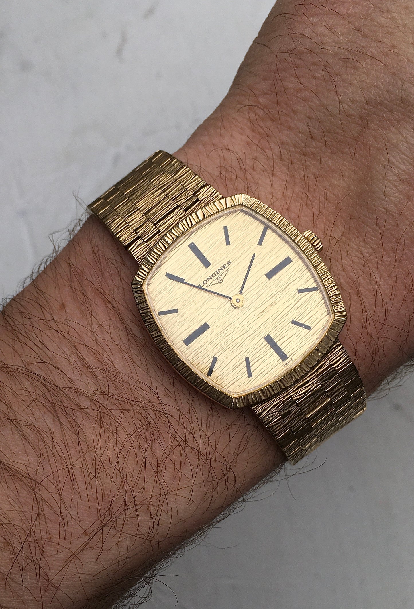 Vintage 1970s 9ct Gold Longines