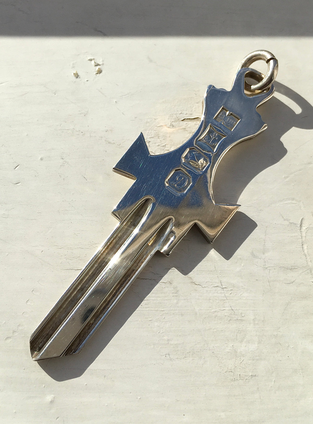 Vintage 1970s Sterling Silver Key Ingot