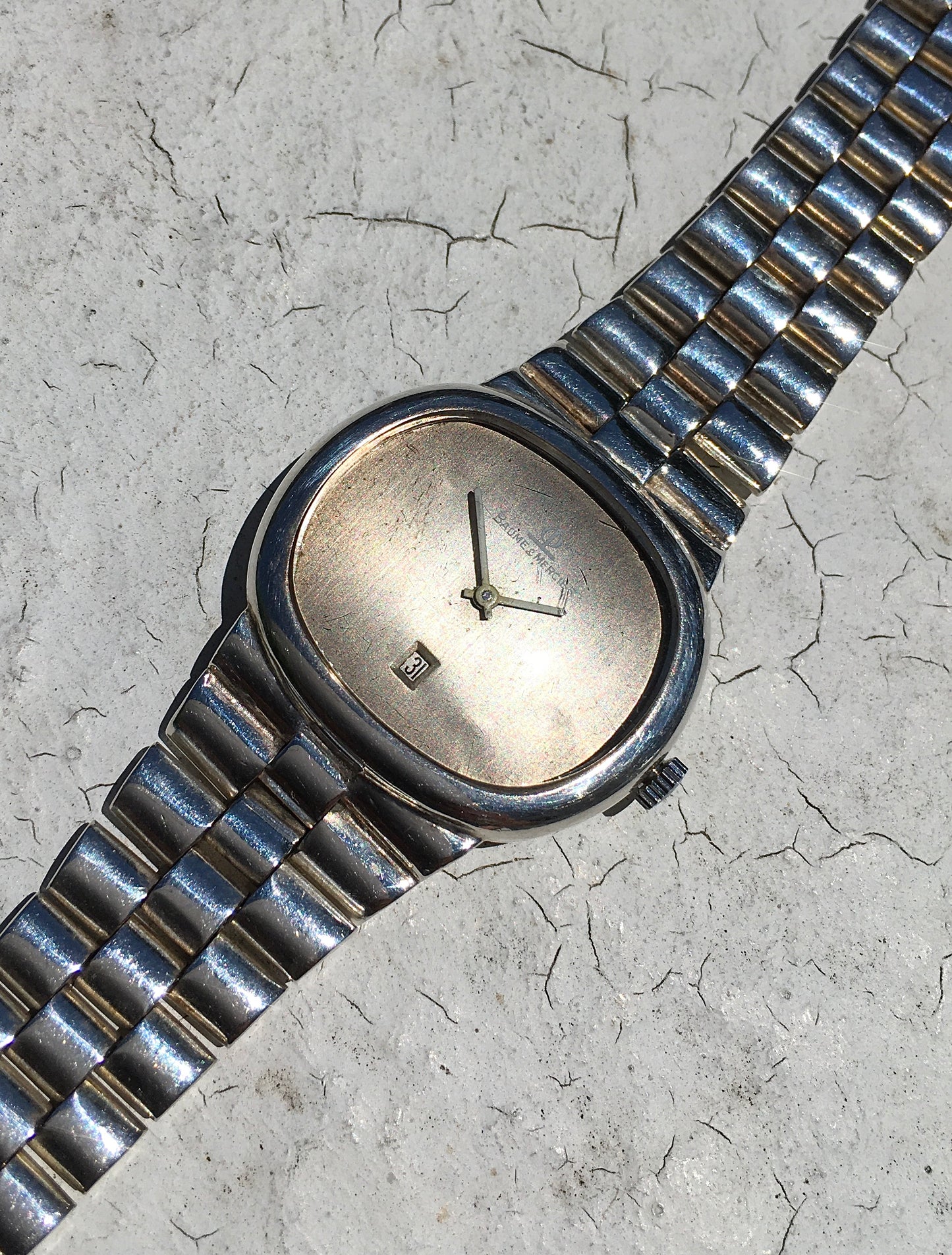 Vintage Silver Baume & Mercier