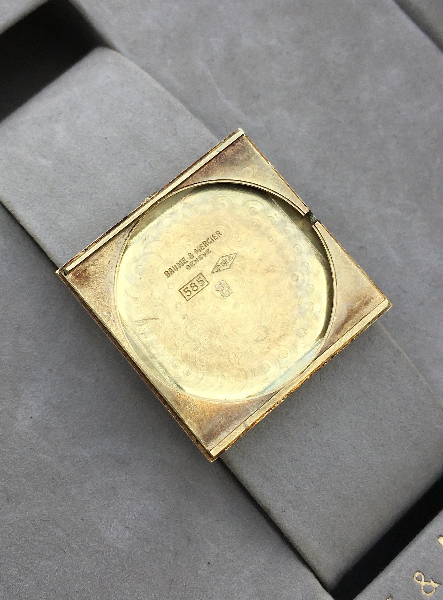 Vintage 1970s 14k Tiffany & Co Baume & Mercier
