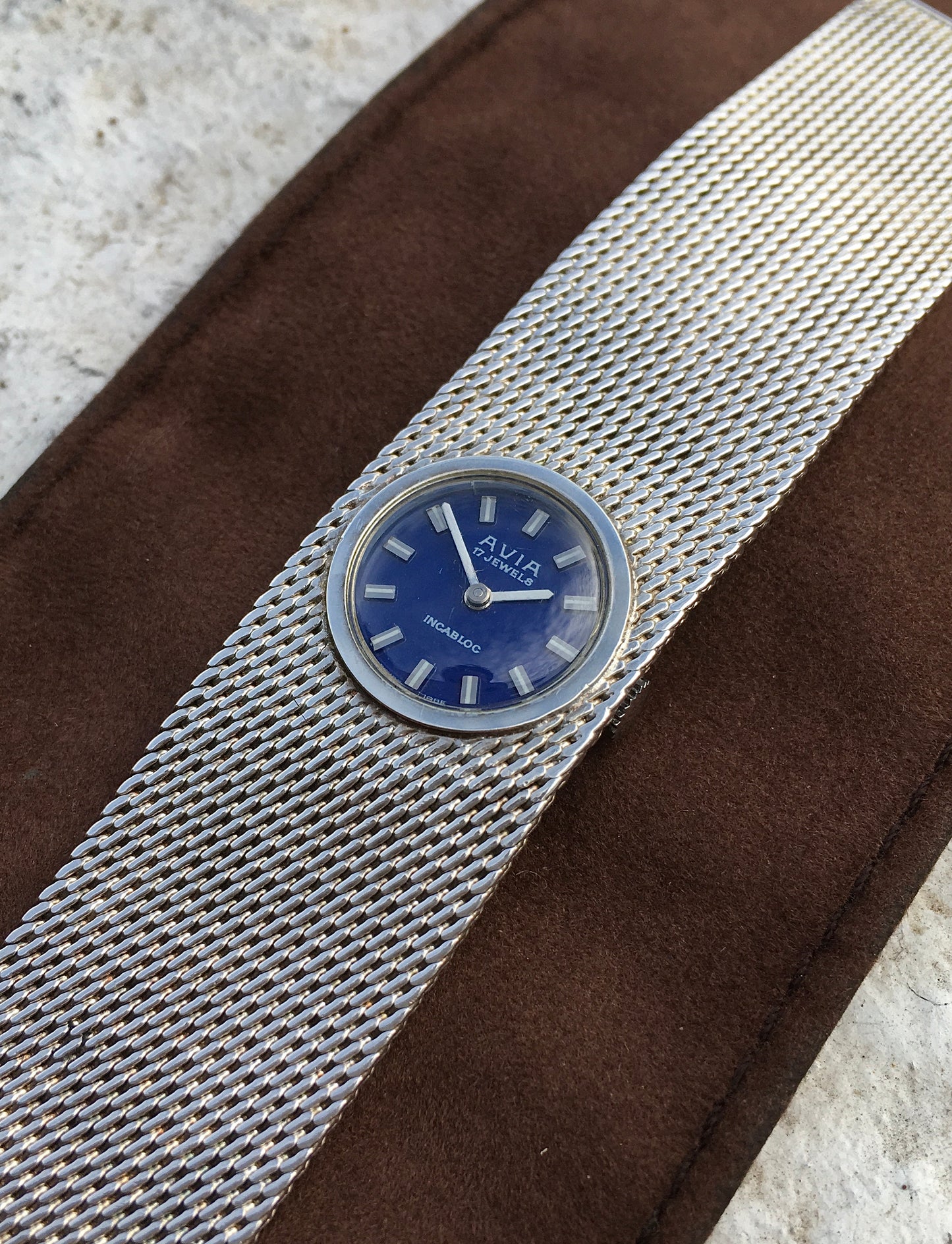 Vintage 1970s Sterling Silver Avia