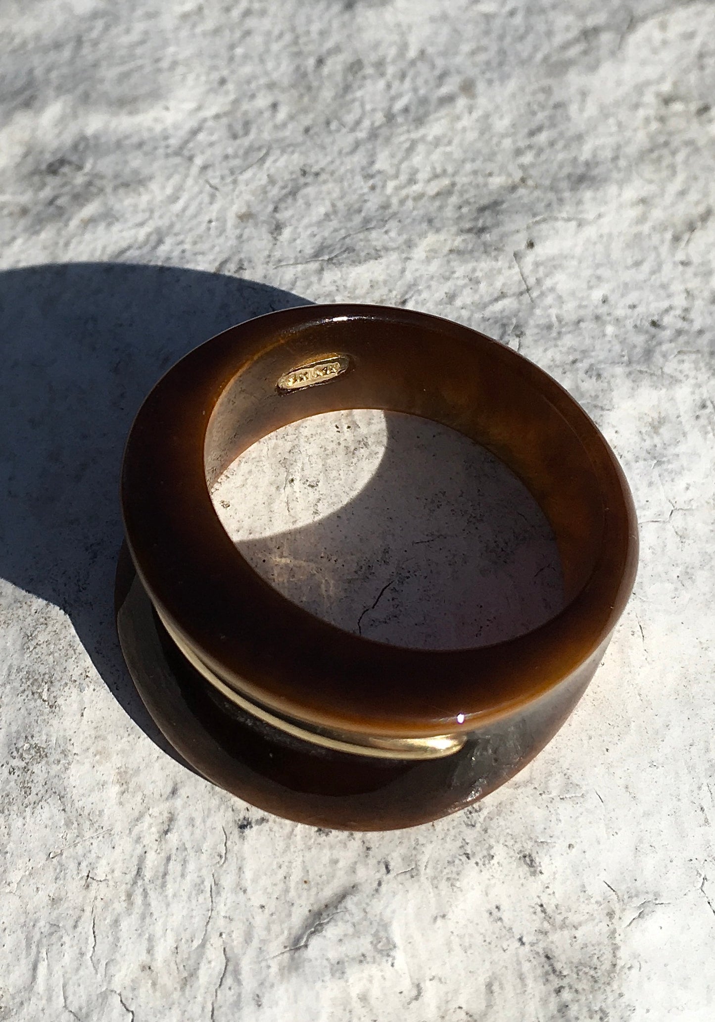 Tiger’s Eye & 9ct Gold Ring