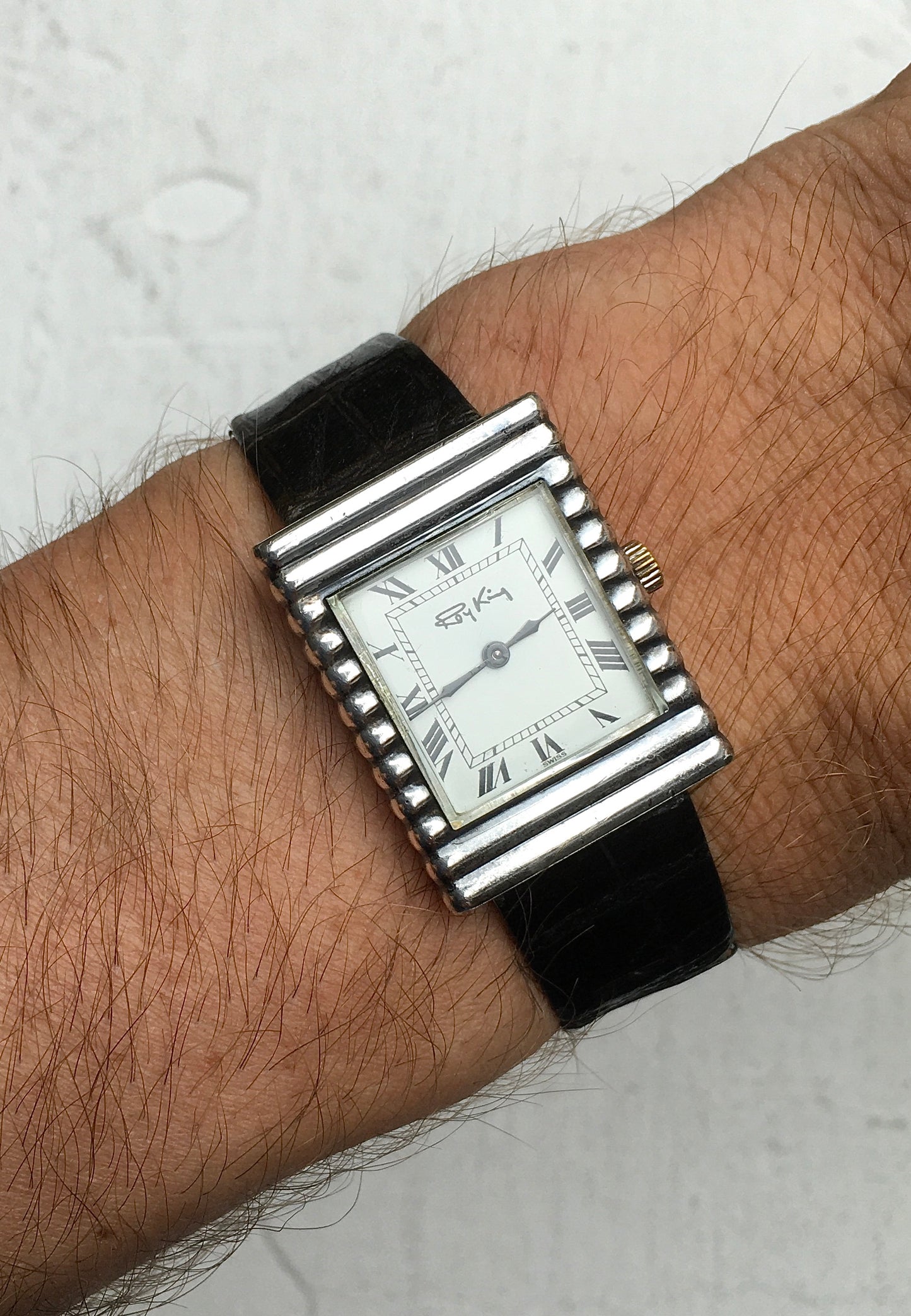 1970s Sterling Silver Roy King Wristwatch