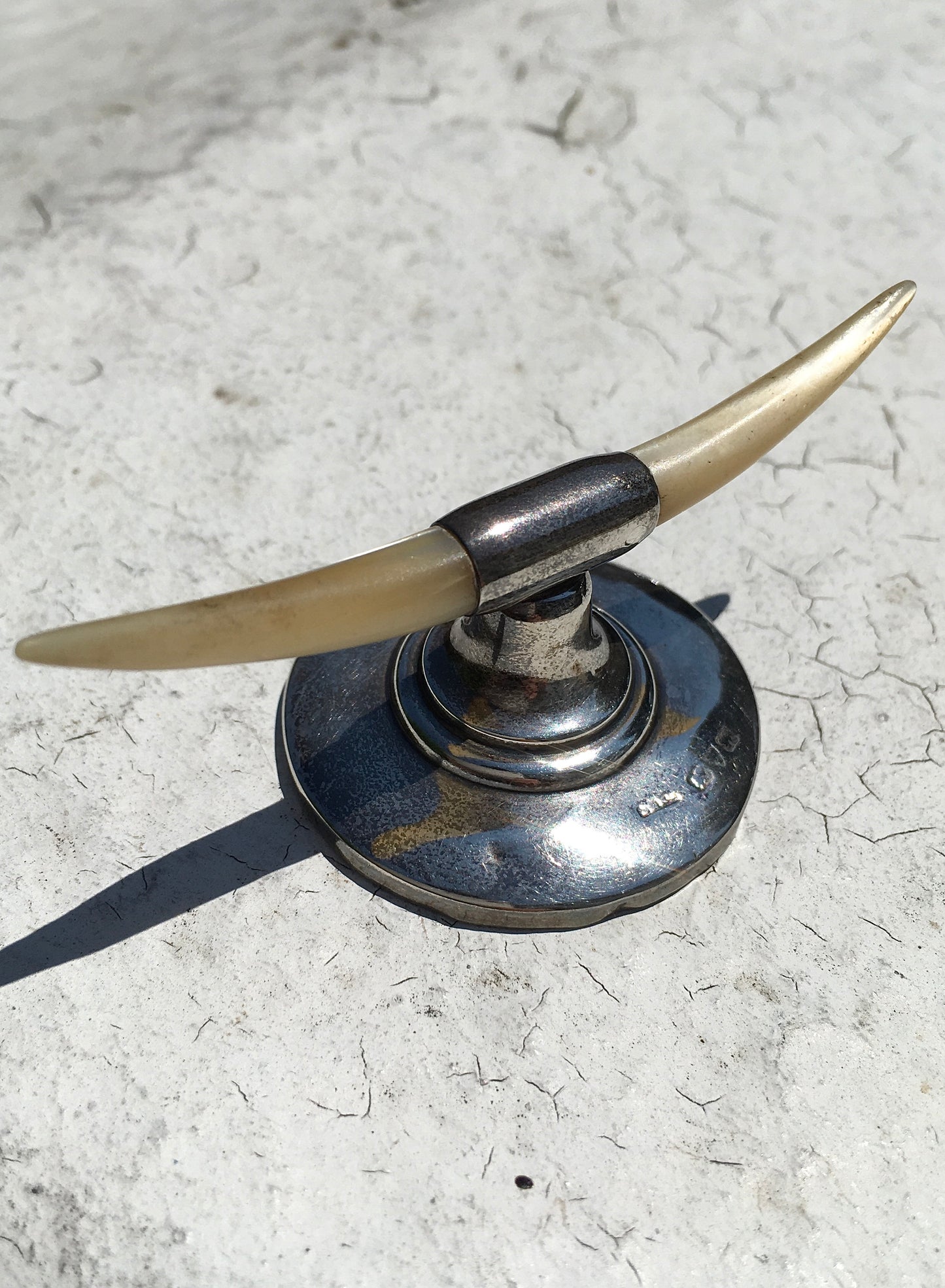 Antique Sterling Silver Ring Stand