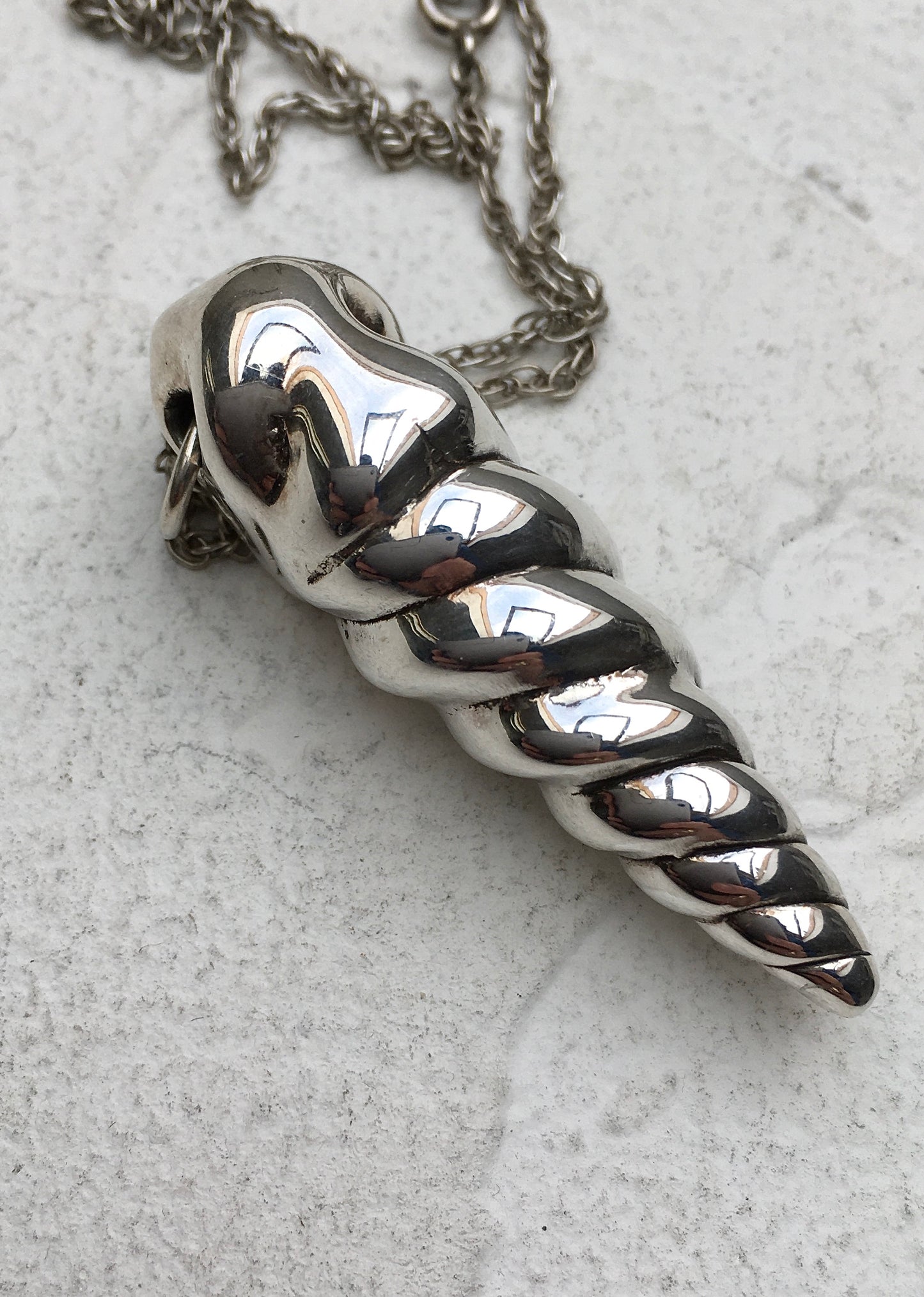 Sterling Silver Shell Pendant