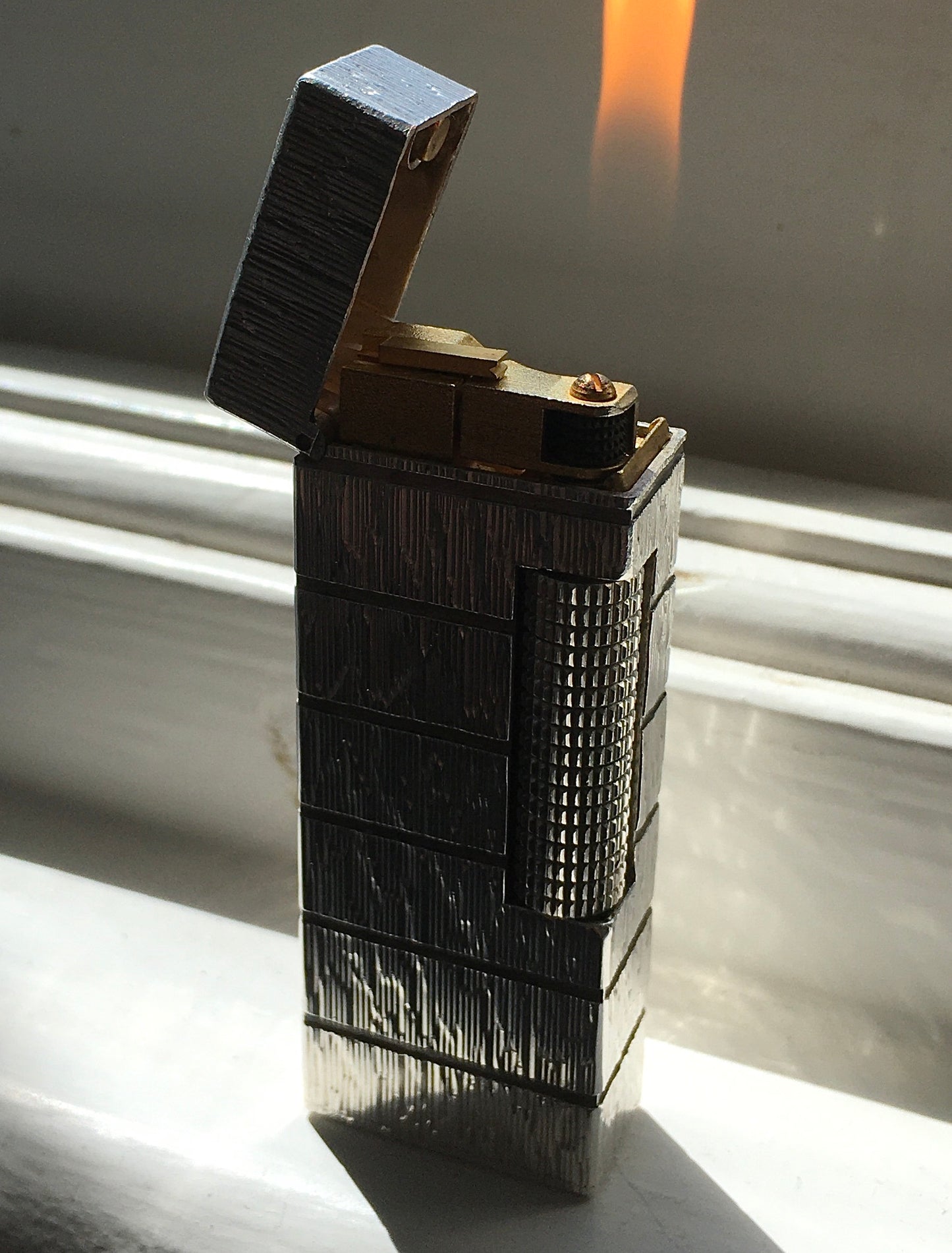 Vintage 1970s Sterling Silver Dunhill Rollagas