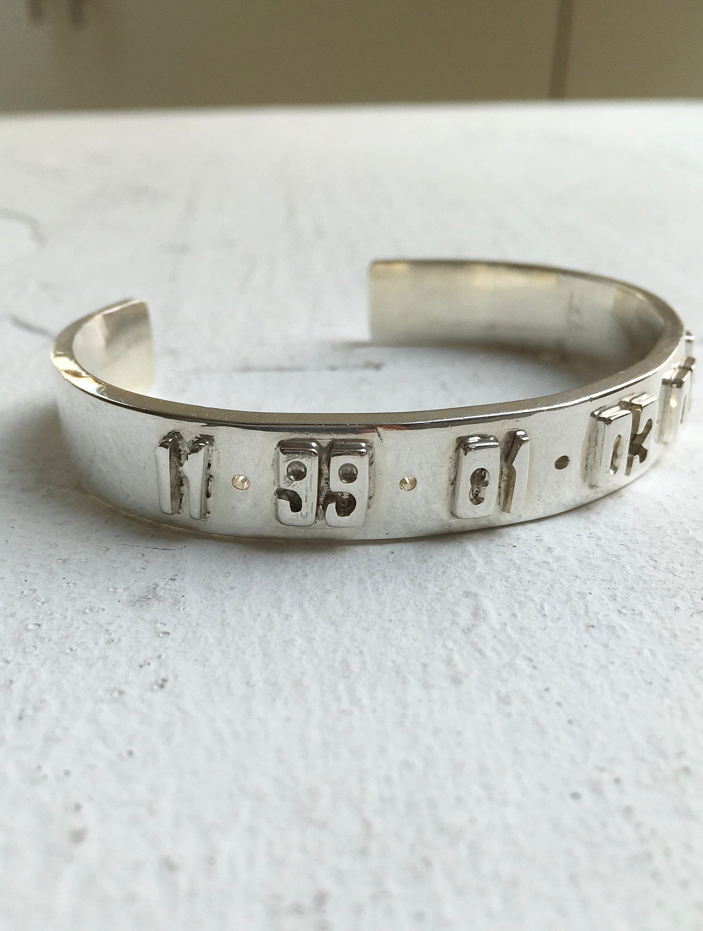 Lucky Lottery Number Bangle