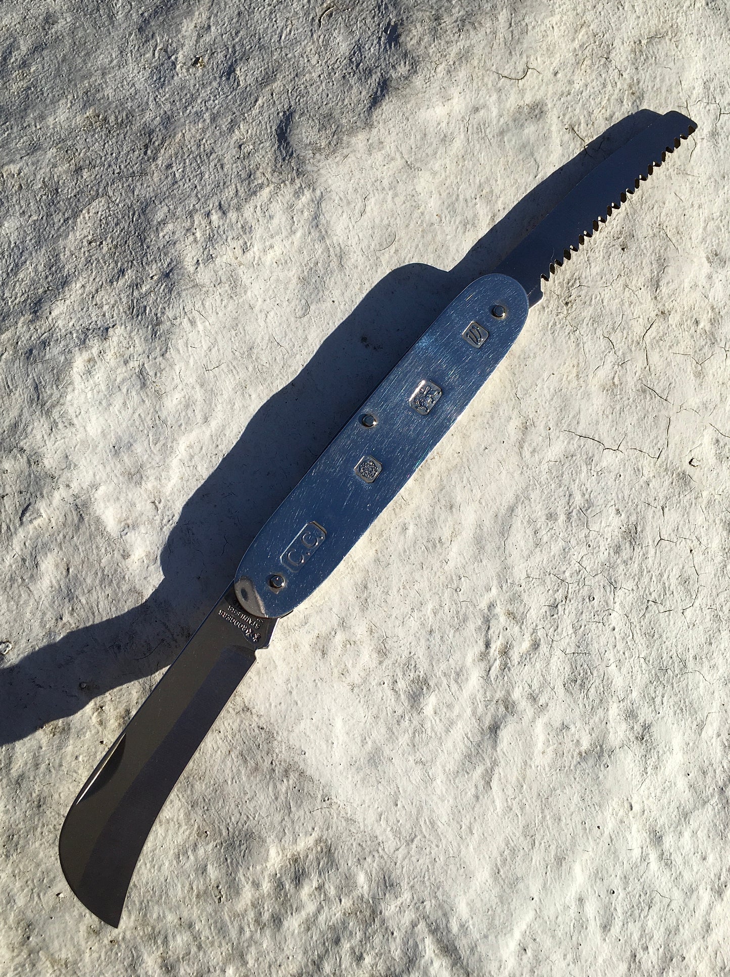 Large Sterling Silver Pocket Knife