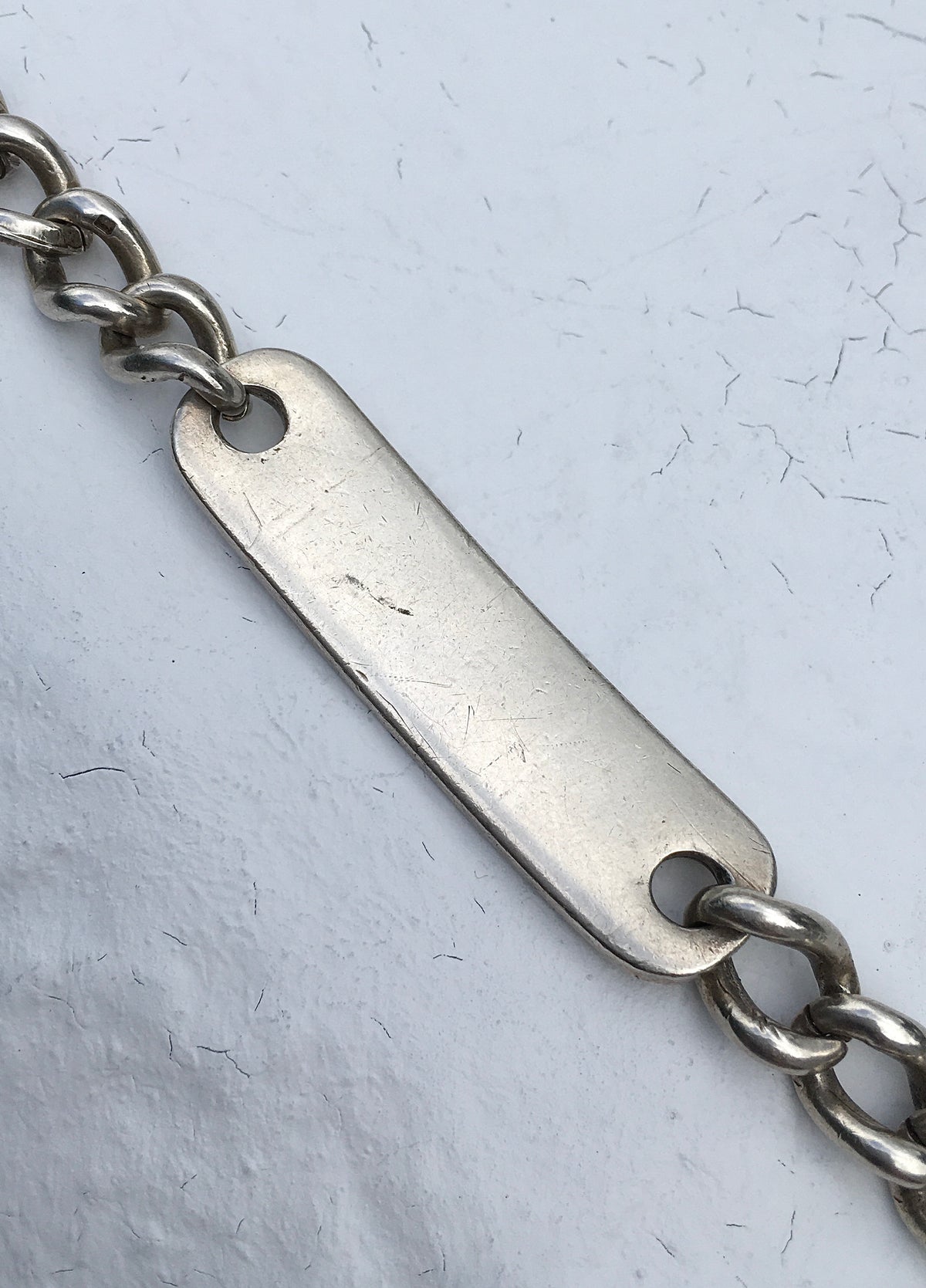 Vintage 1970s Identity Curb Link