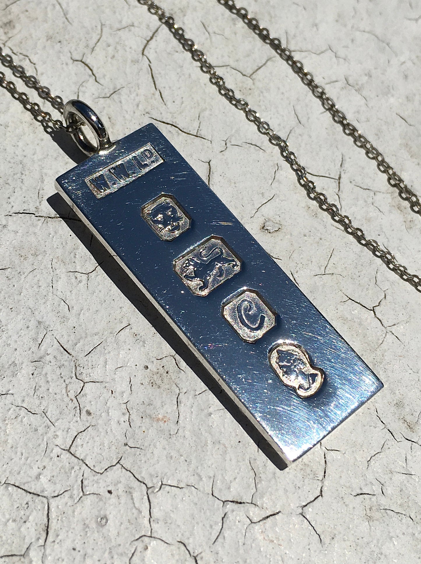 Vintage 1970s Sterling Silver Ingot