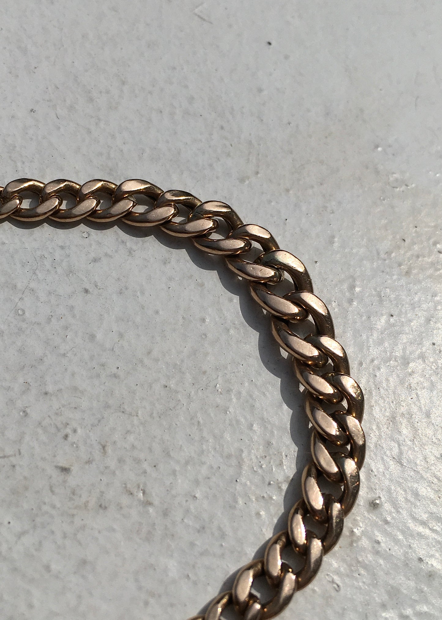 9ct Rose Gold Curb Link