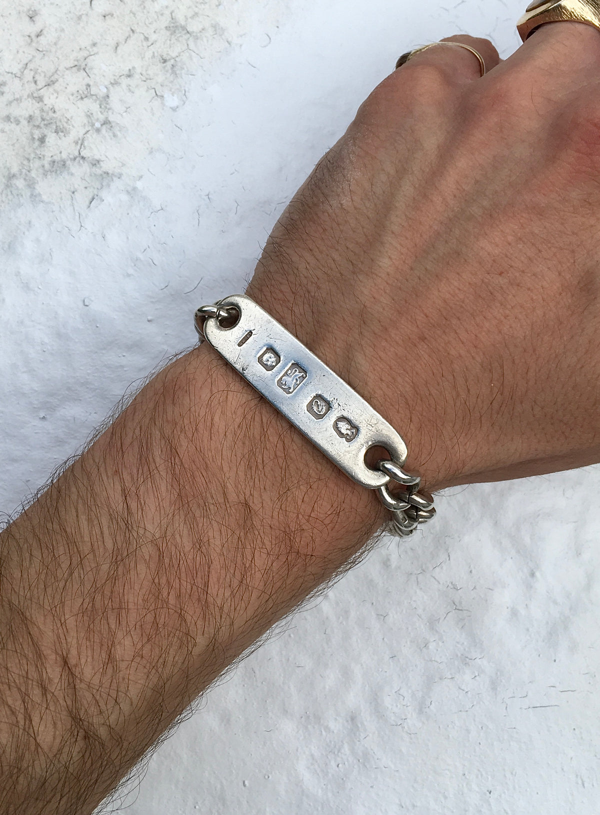 Vintage 1970s Identity Curb Link