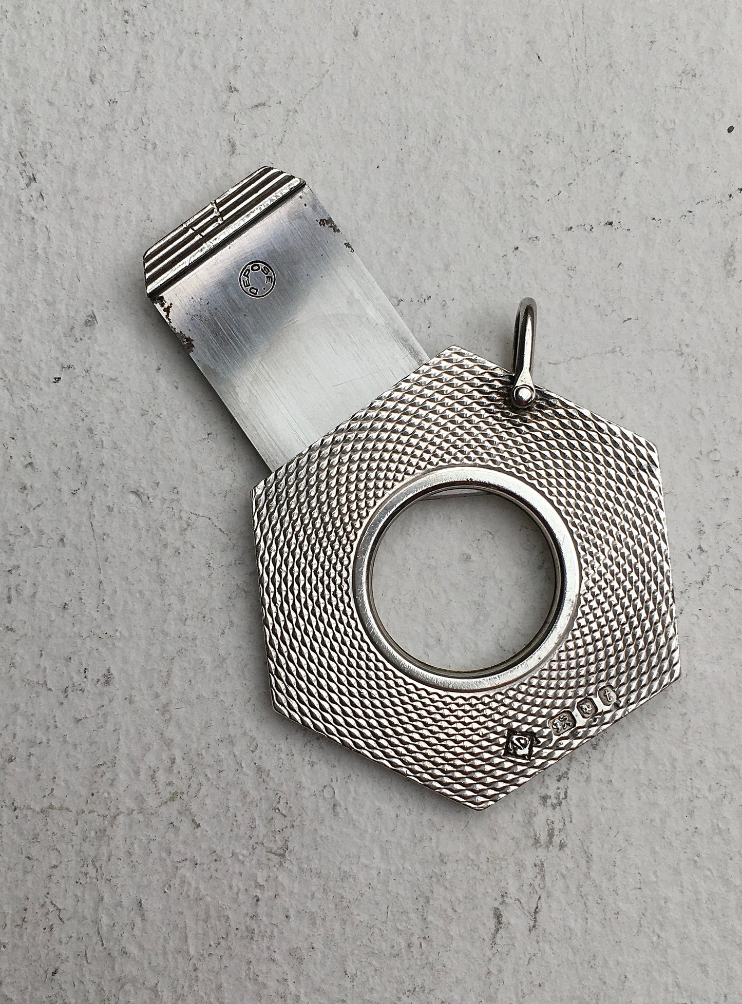 Vintage 1970s Sterling Silver Alfred Dunhill Cigar Cutter