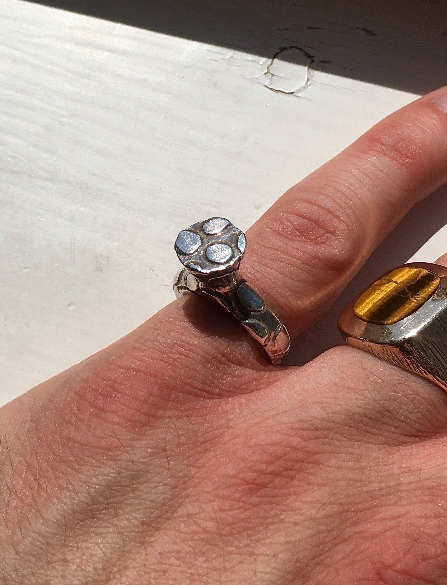 Vintage 1990s Sterling Silver Ring