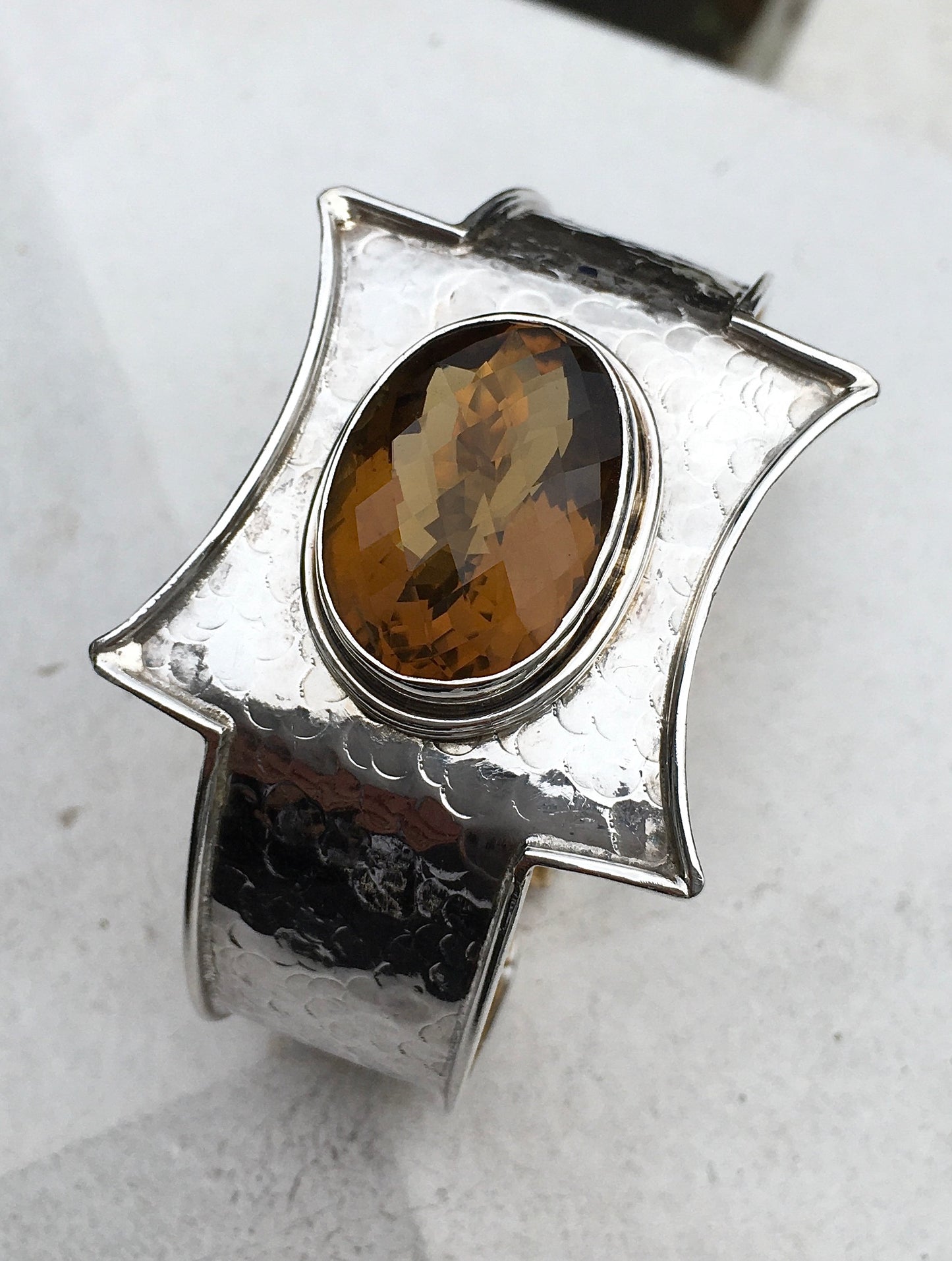 Sterling Silver Citrine Bangle
