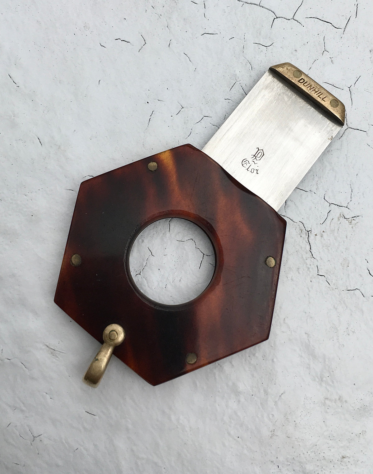 Vintage 1950s Tortoise Shell Dunhill Cigar Cutter