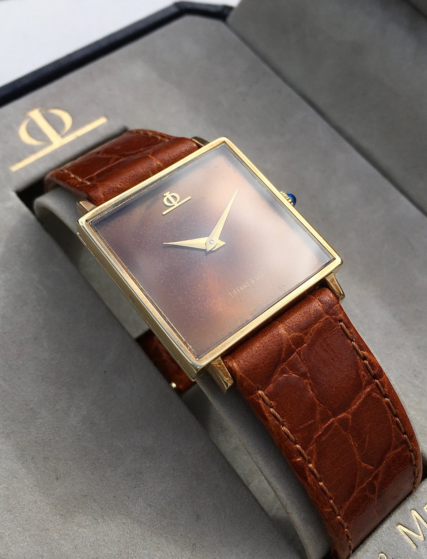 Vintage 1970s 14k Tiffany & Co Baume & Mercier