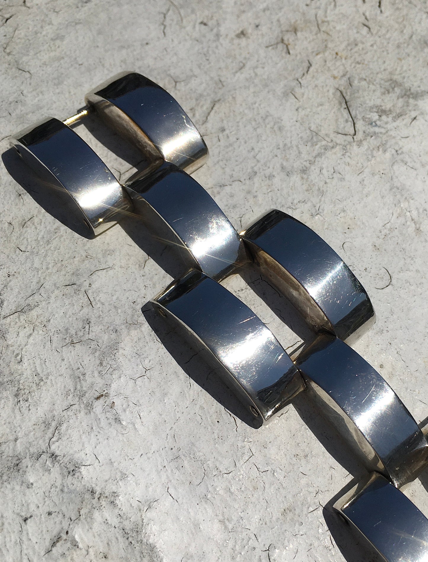 Vintage Sterling Silver Panther Bracelet
