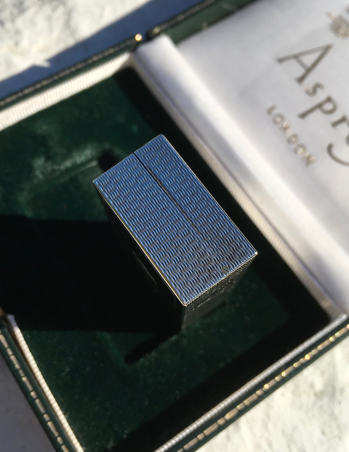 Sterling Silver Asprey Elizabeth II Pill Box